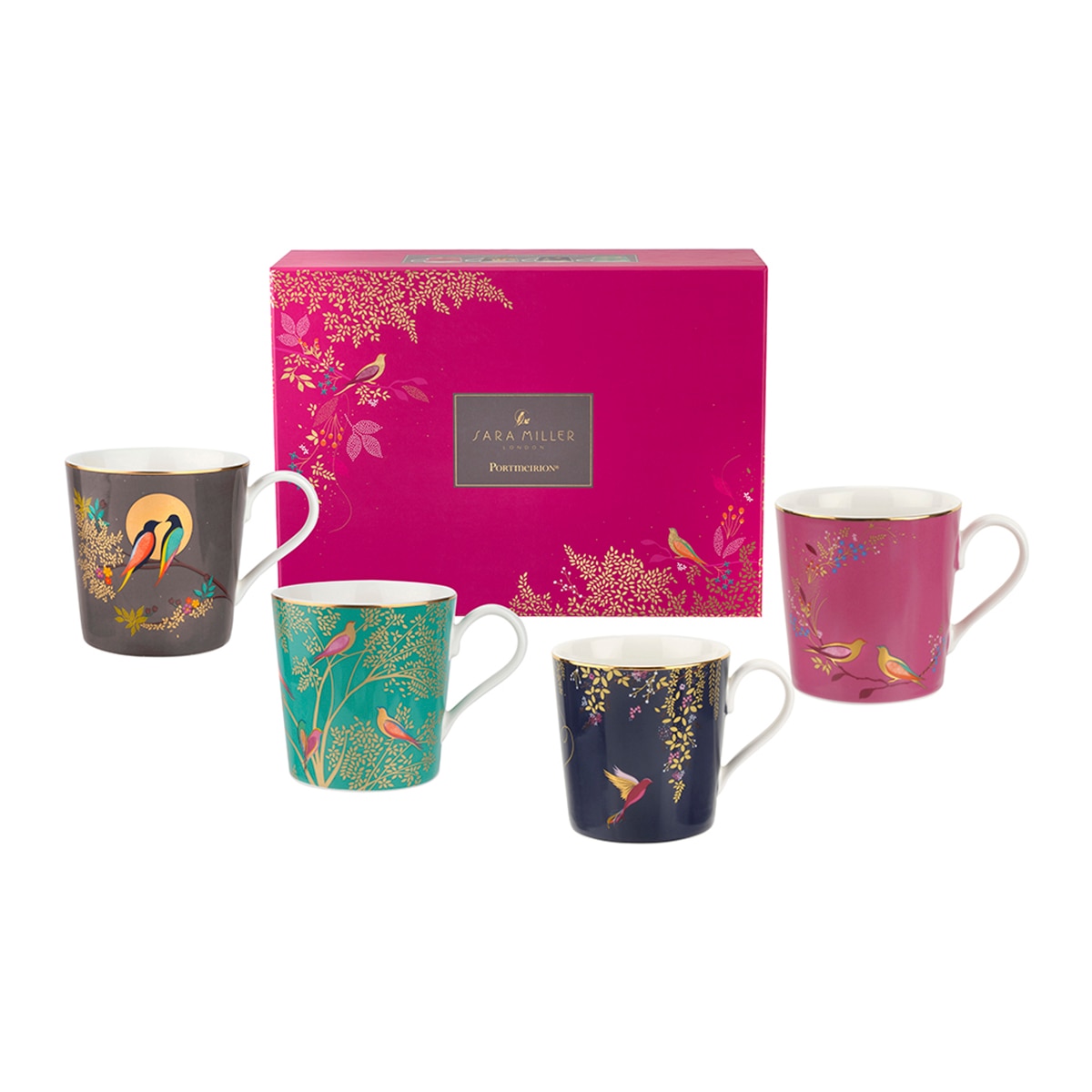 Conjunto de 4 Canecas Sara-Miller Chelsea Multicolor-1