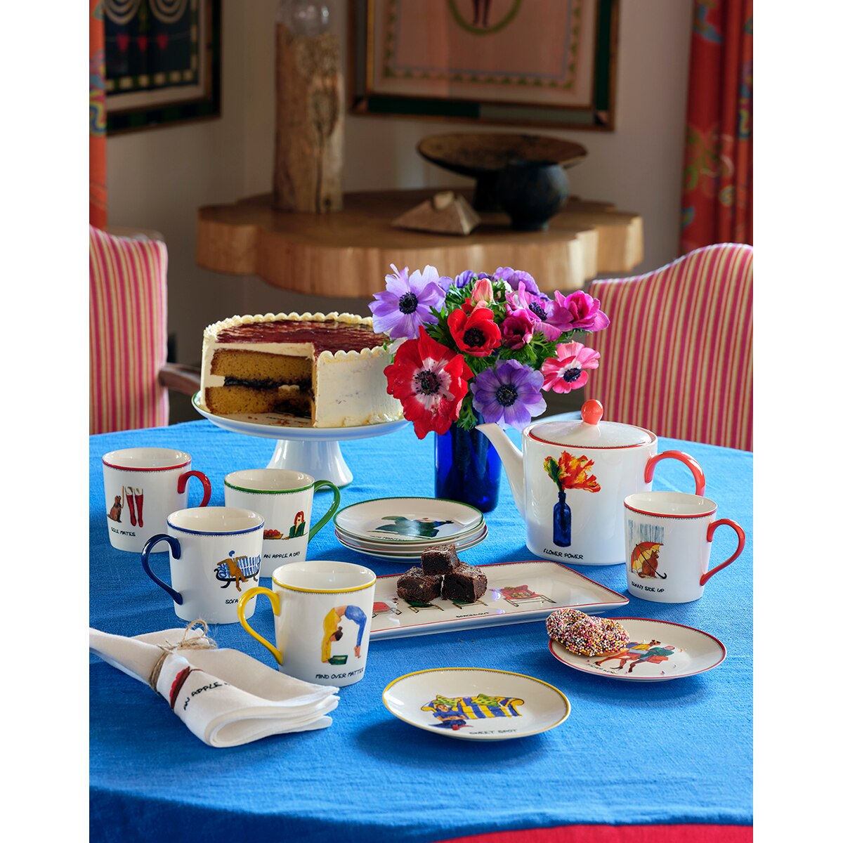 Caneca Bee Kit Kemp Doodles Multicolor-7