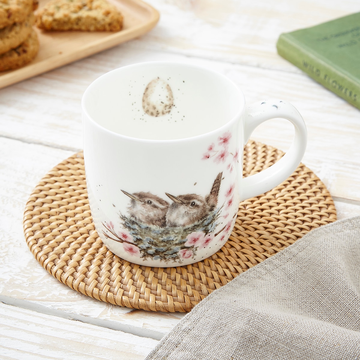 Caneca Pássaros Wrendale Designs Multicolor-4