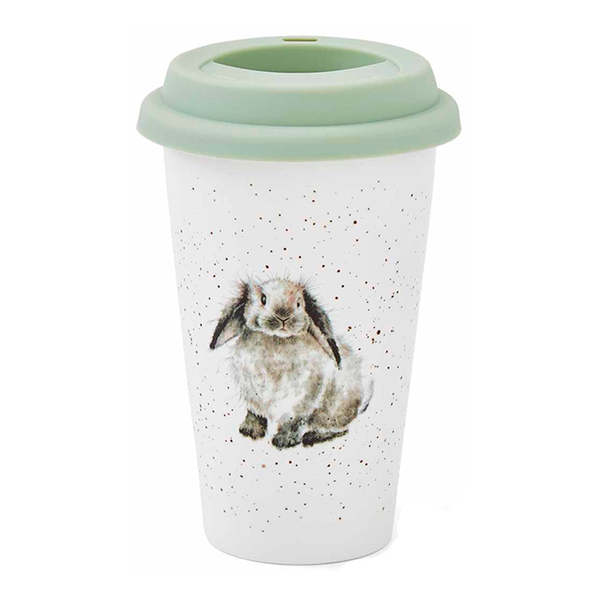 Caneca com Tampa de Silicone Coelho Wrendale Designs Multicolor-1