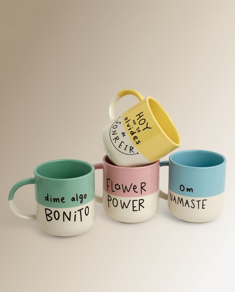 Taza Flower Power Basics El Corte Inglés Rosa-4