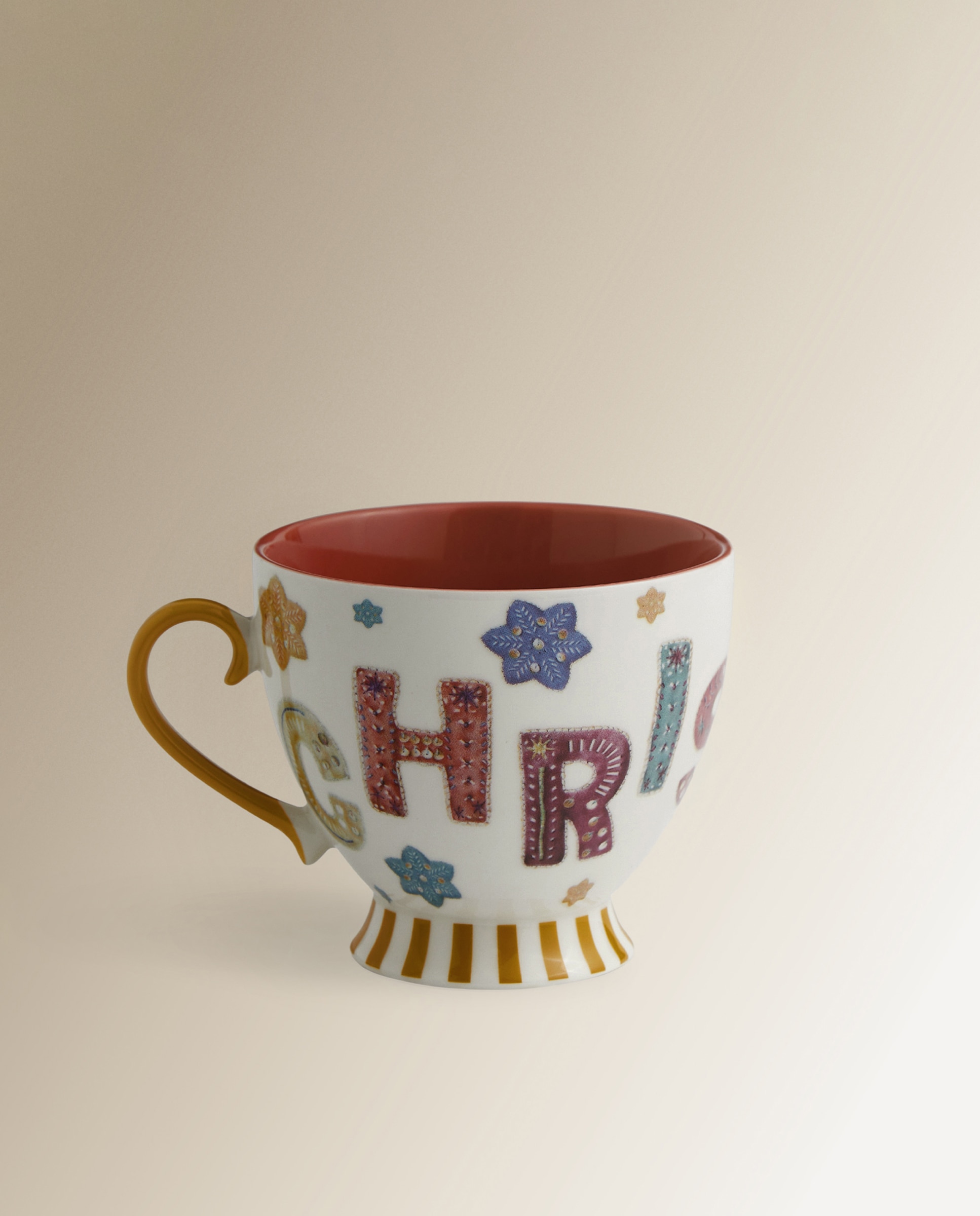 Caneca Mug Letras Natal Multicolor-2