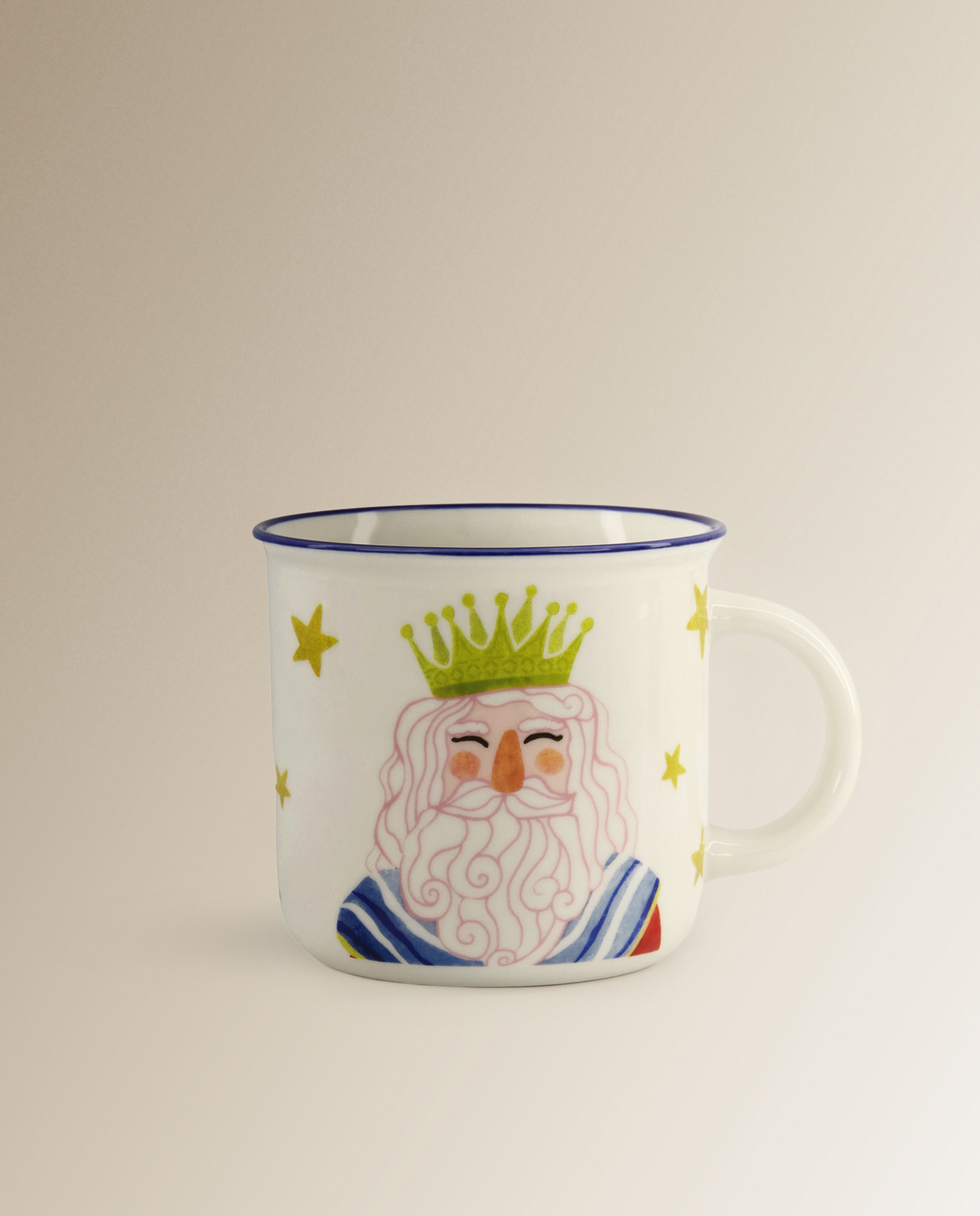 Caneca Rei Melchior Natal Branco-1