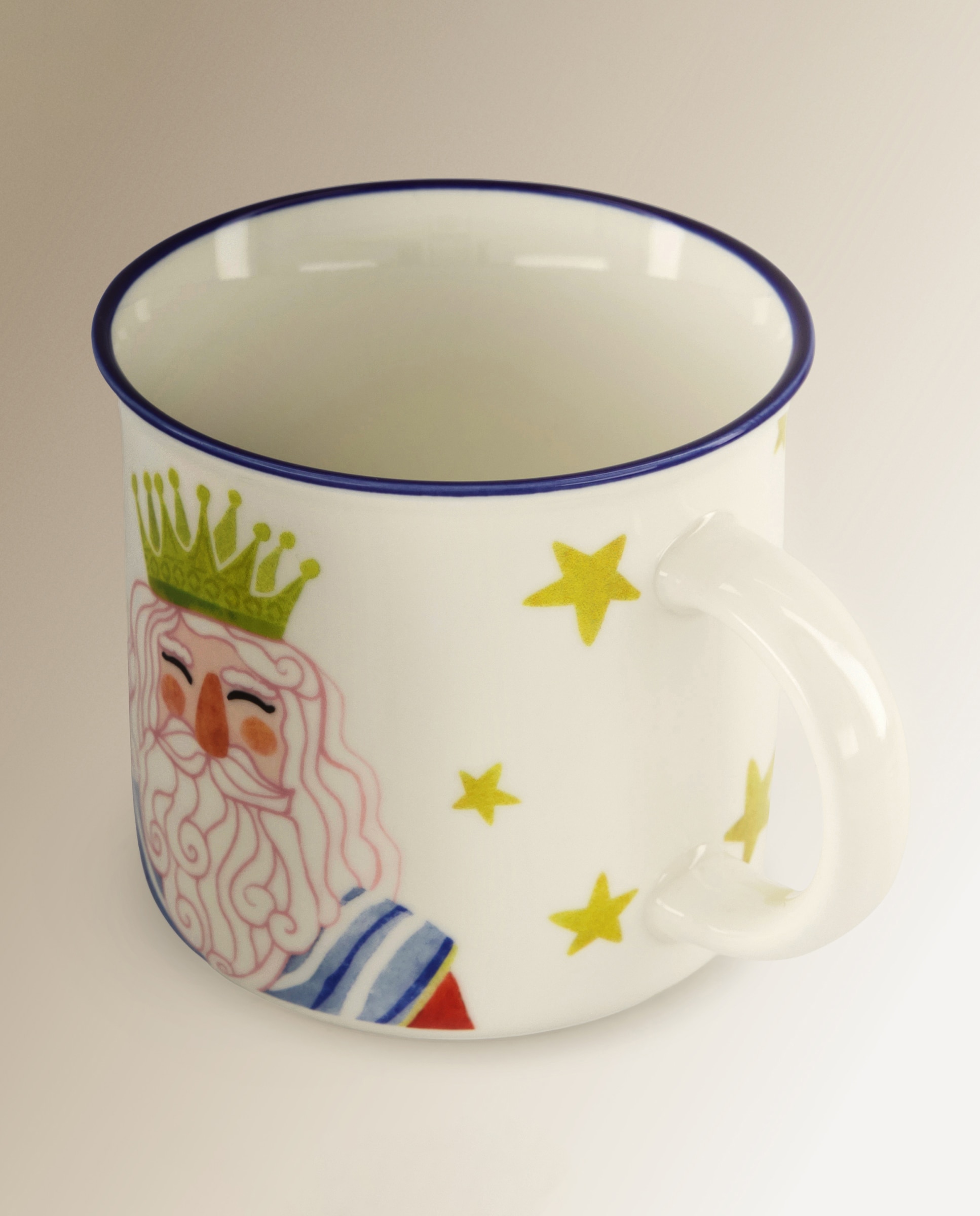Caneca Rei Melchior Natal Branco-2