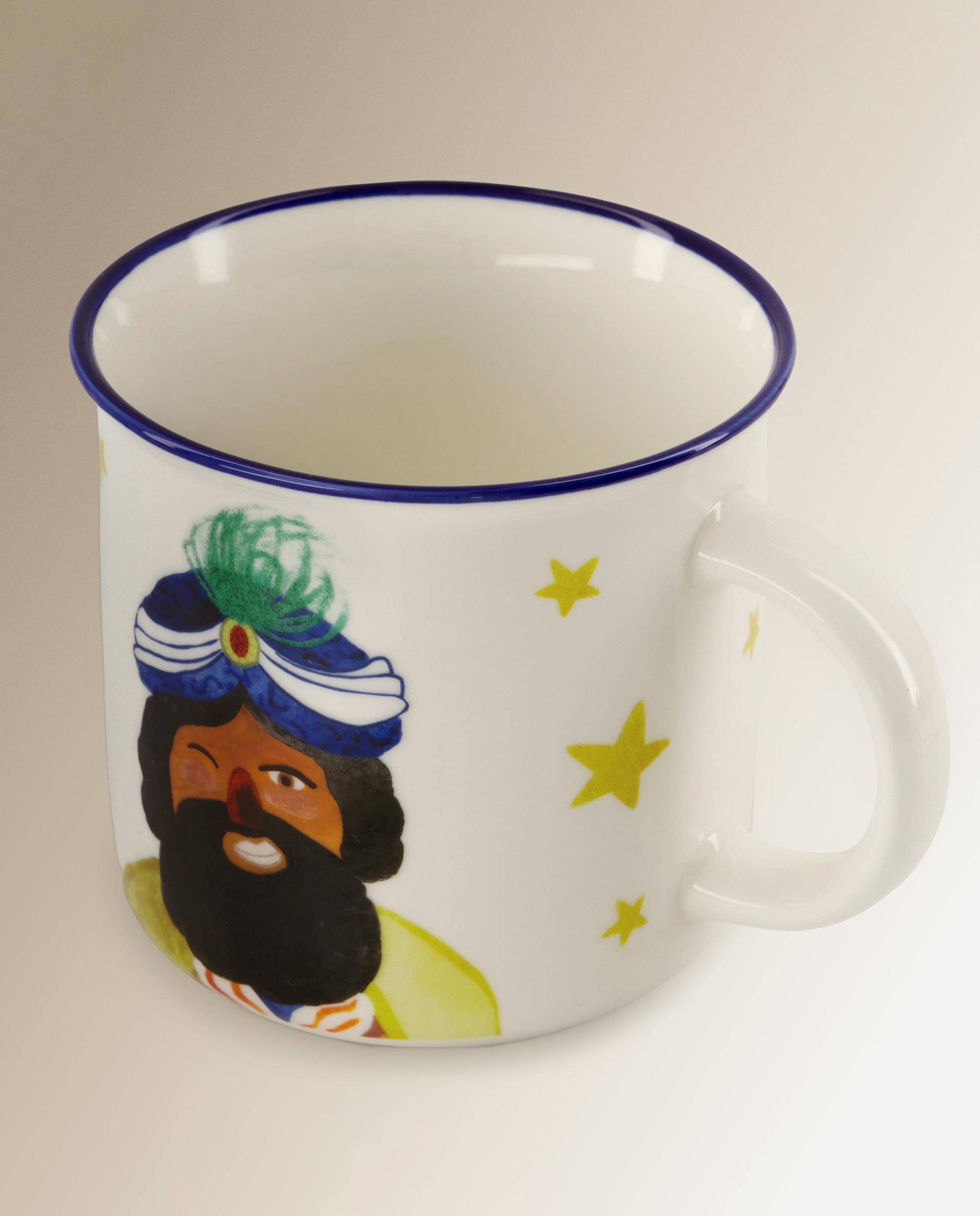 Caneca Rei Baltasar Natal Branco-2
