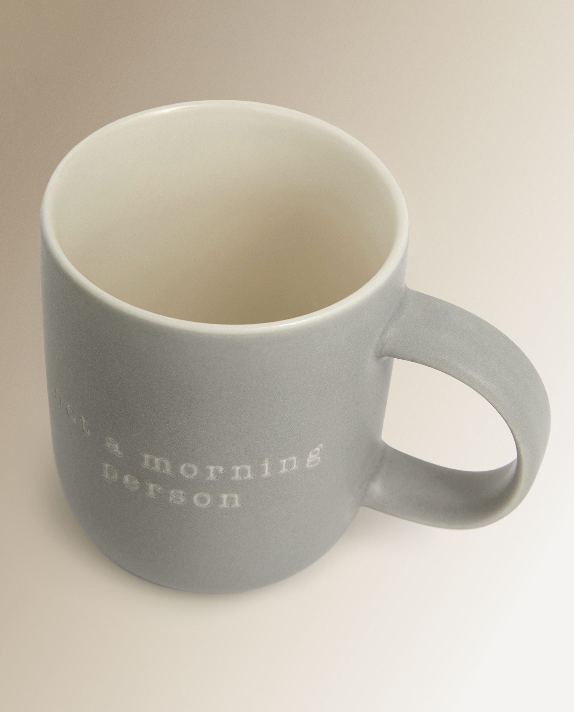 Caneca Morning Frases Cinzento-2