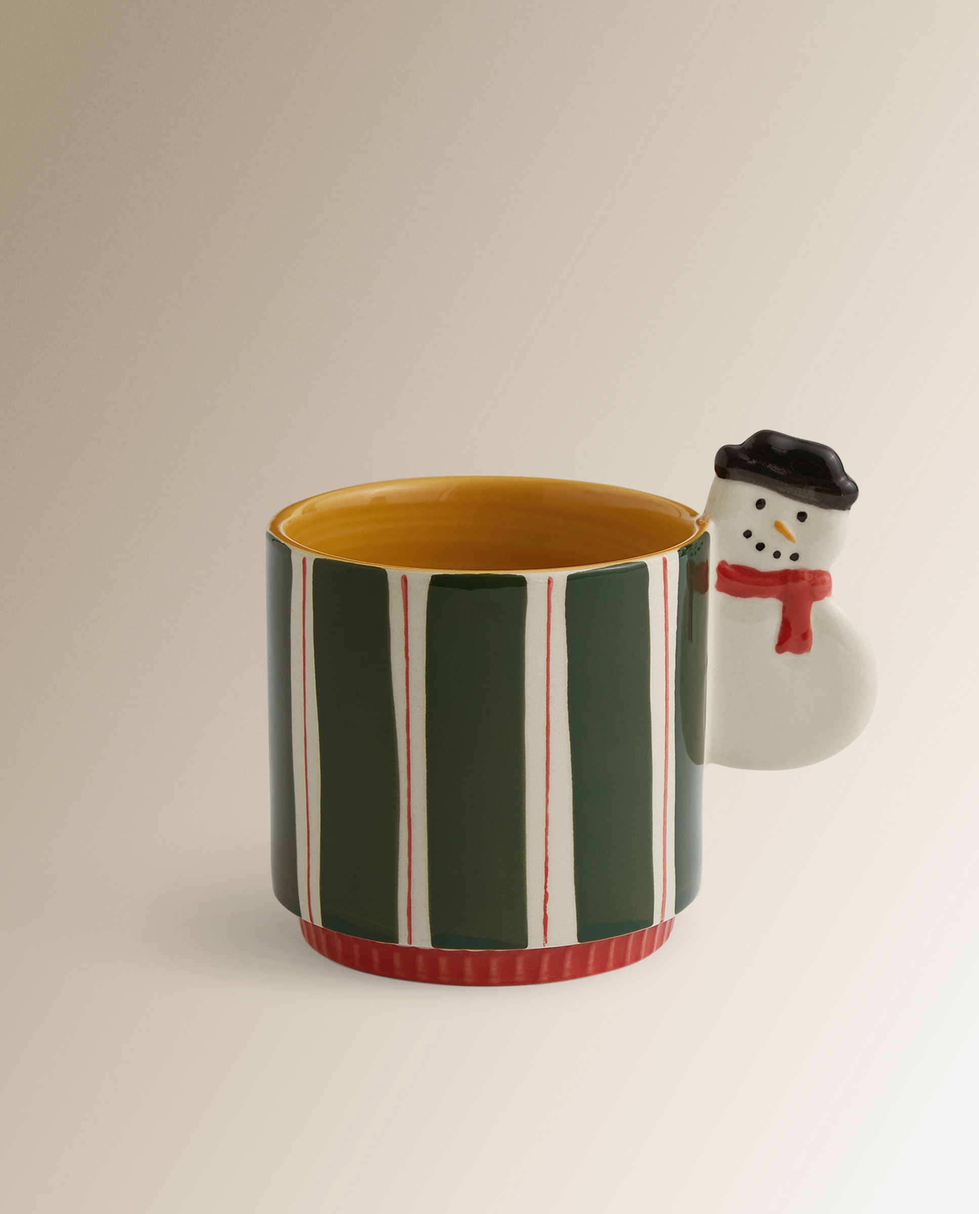 Caneca Snowman Natal El Corte Inglés Verde-1