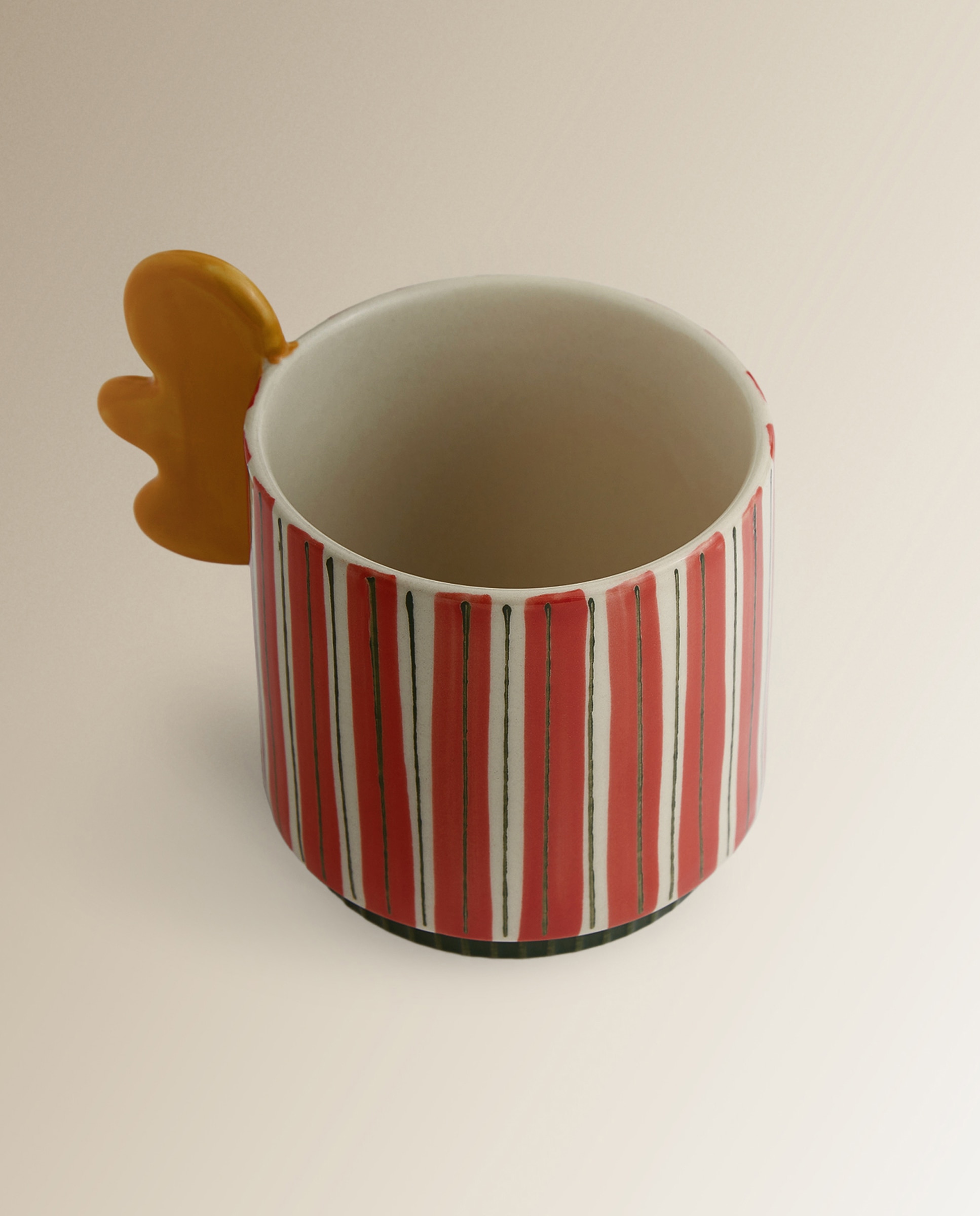 Caneca Gingerbread Natal Rosa-2