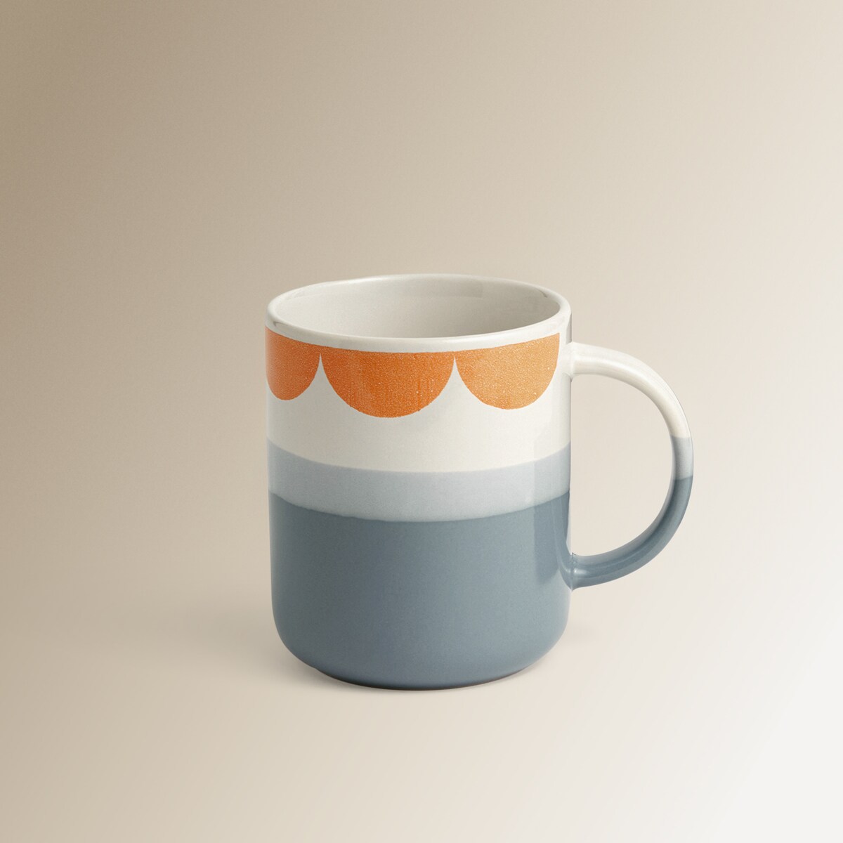 Taza mug Ondas amarillas Basics El Corte Inglés Multicolor-2