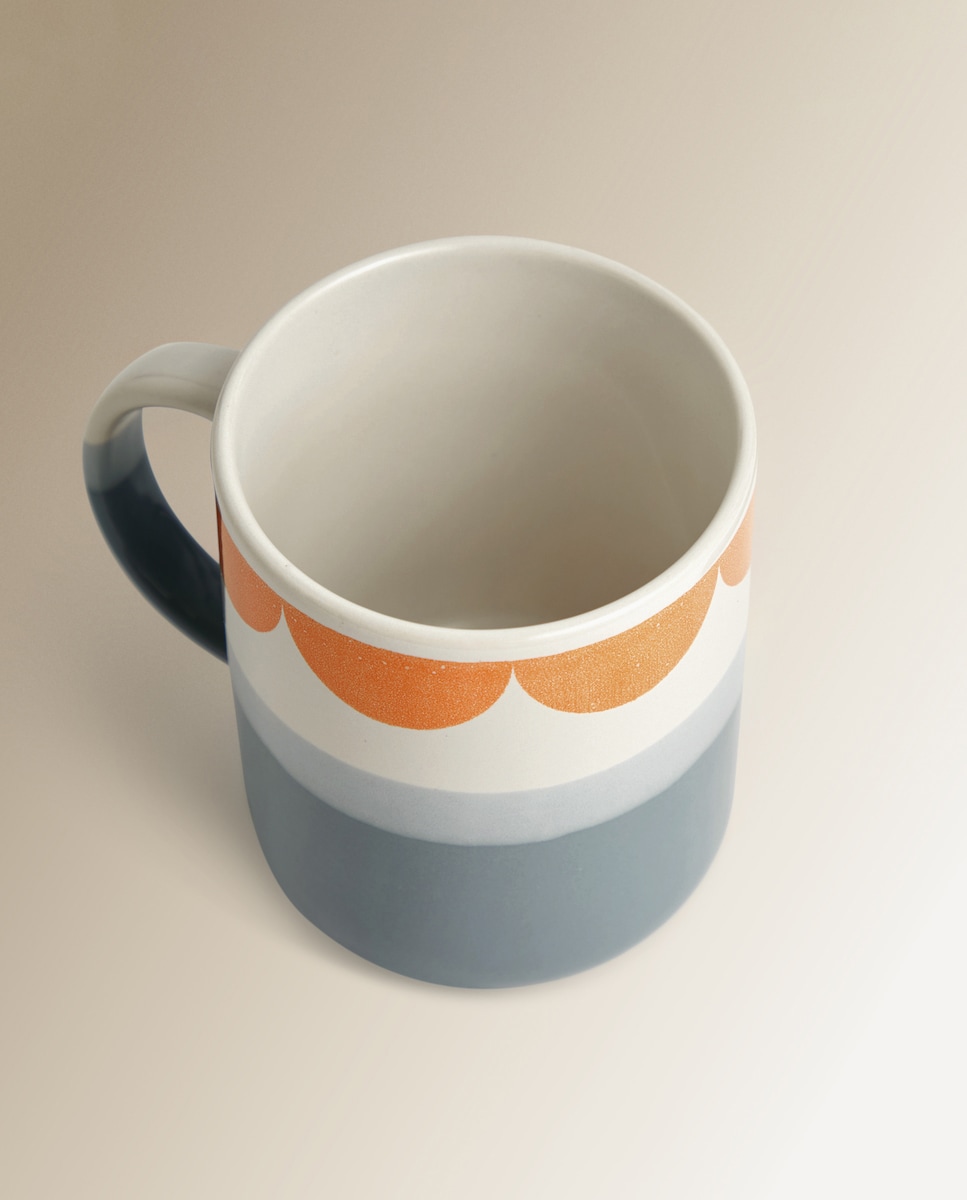 Taza mug Ondas amarillas Basics El Corte Inglés Multicolor-3