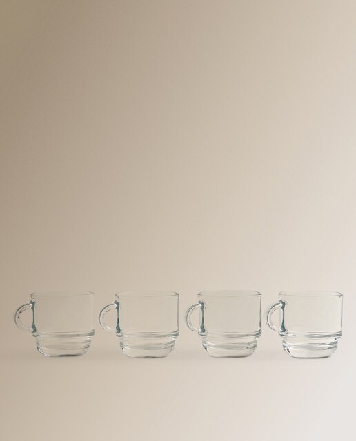 Imagen 0 de Set de 4 tazas de vidrio Cambridge Basics El Corte Inglés