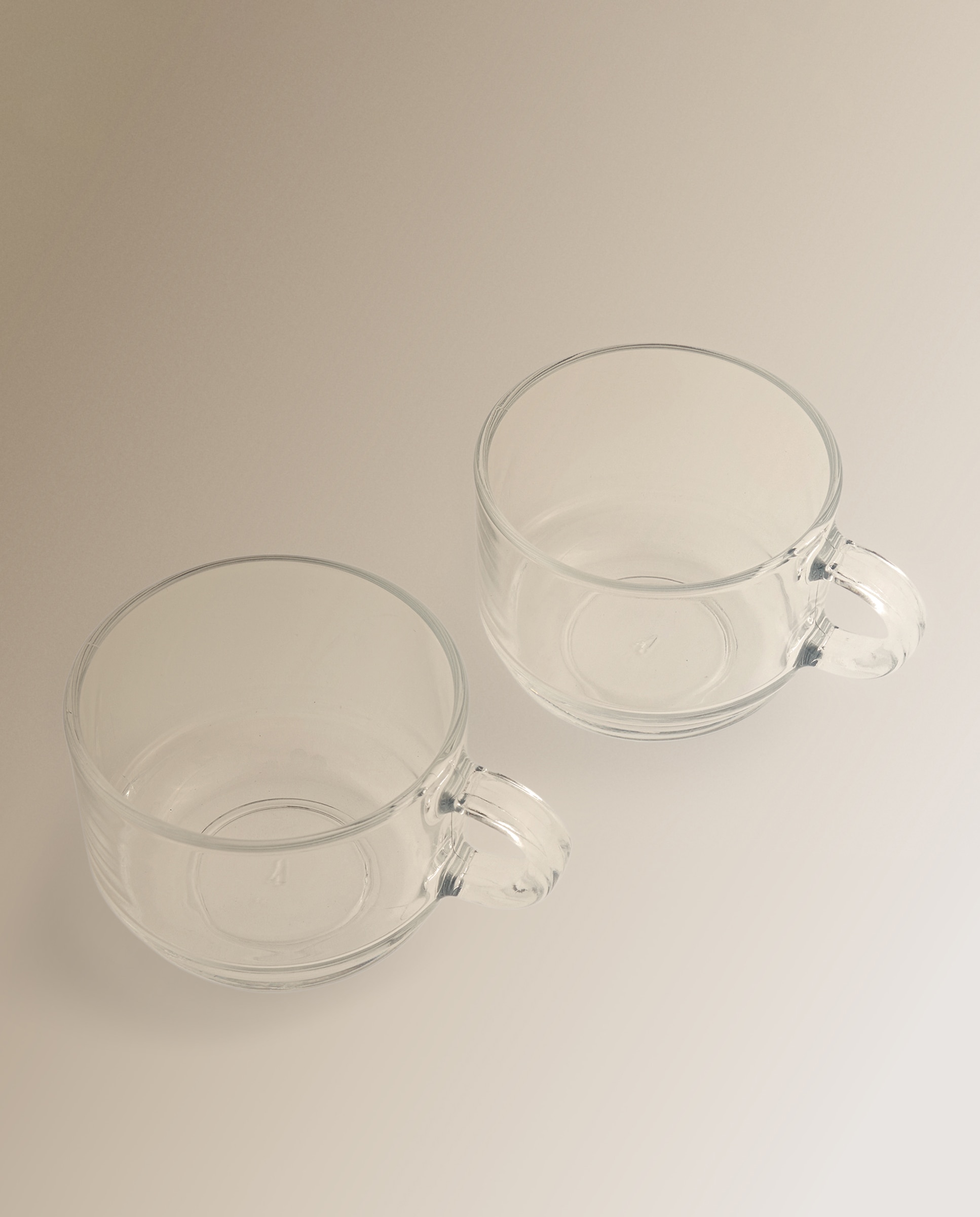 Set de 2 tazas de vidrio Cambridge Basics El Corte Inglés Transparente-2