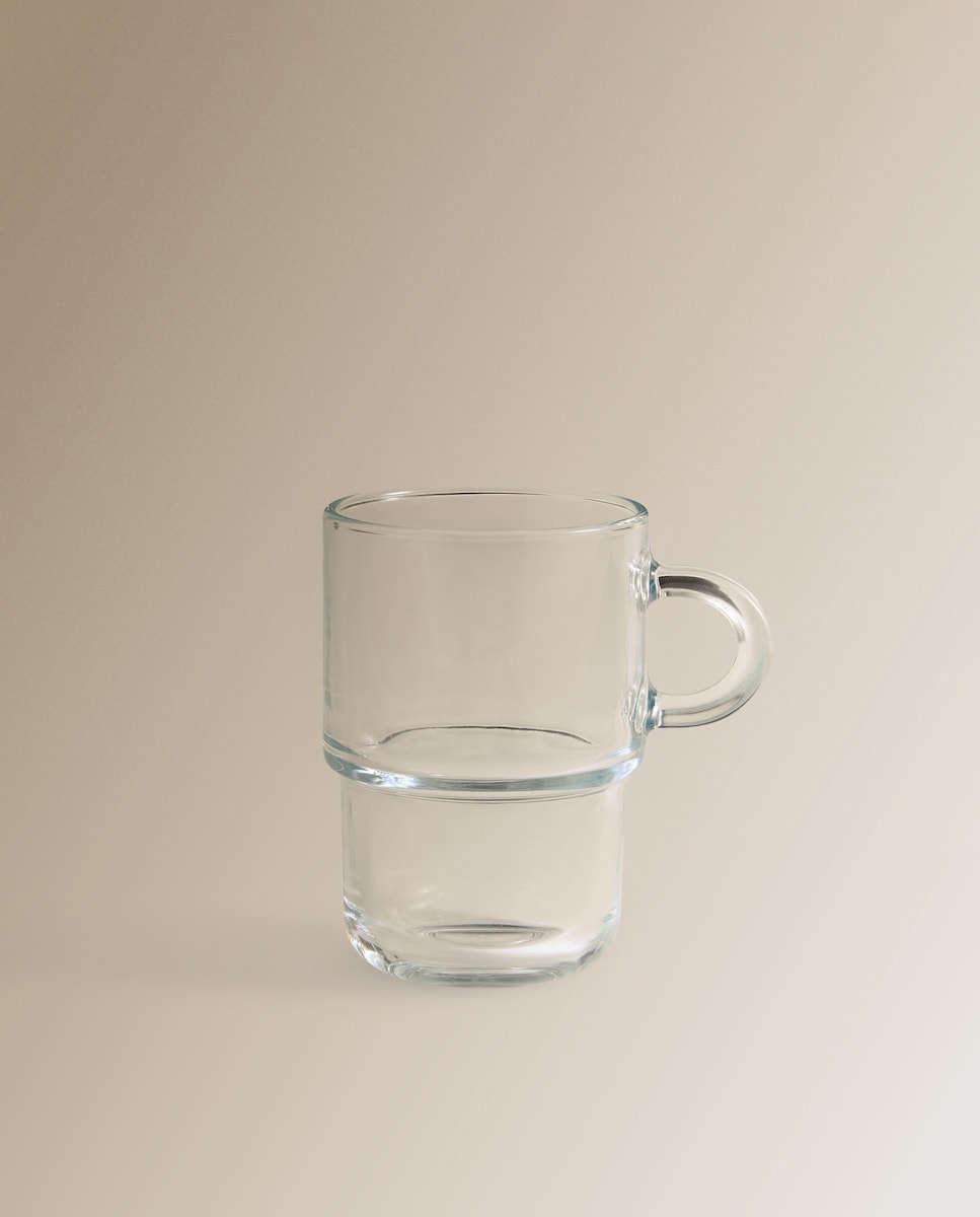 Taza mug de vidrio Cambridge Basics El Corte Inglés Transparente-1