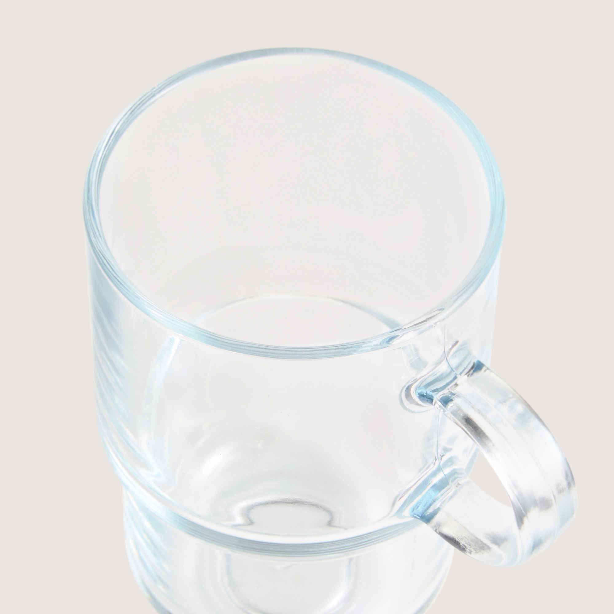 Taza mug de vidrio Cambridge Basics El Corte Inglés Transparente-2
