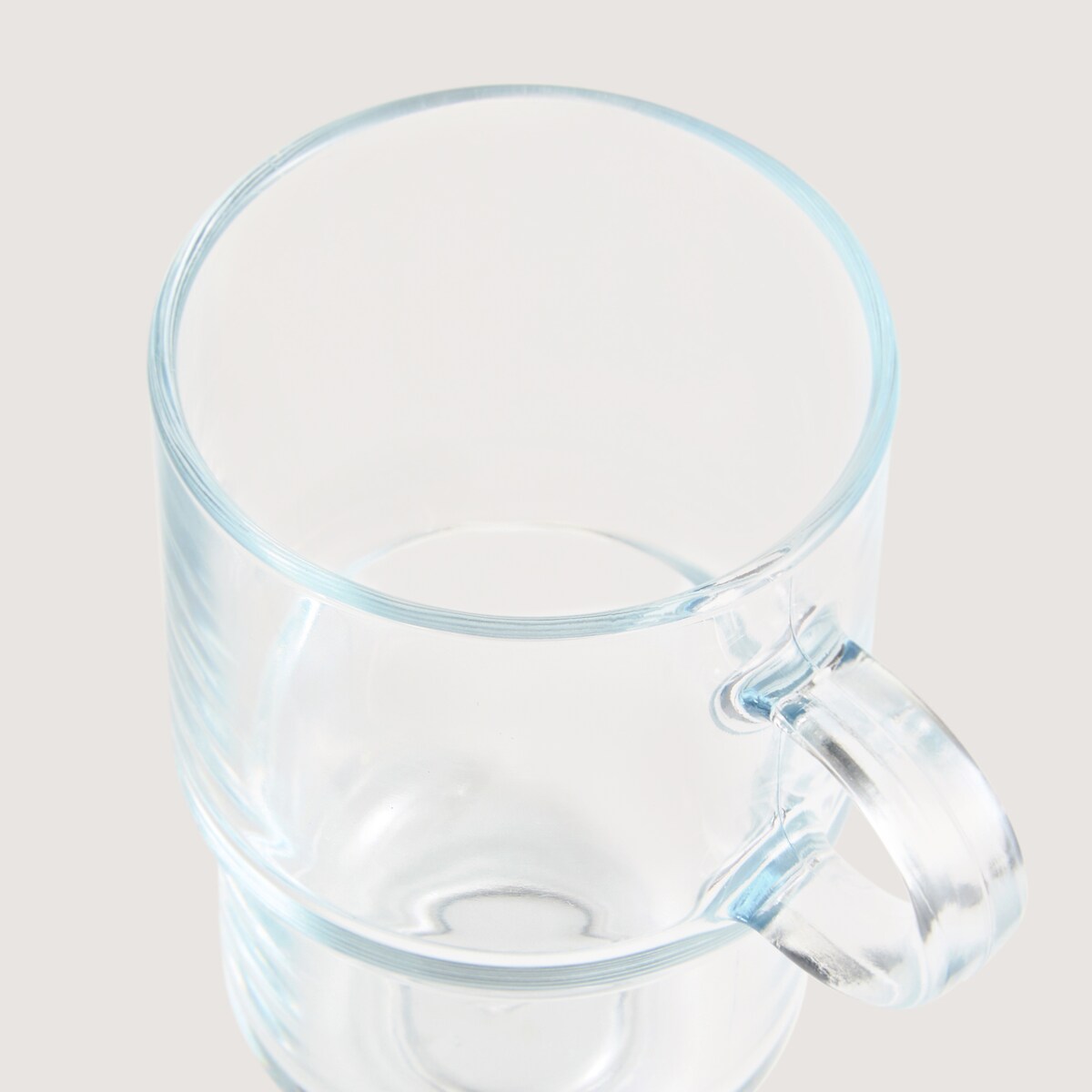 Taza mug de vidrio Cambridge Basics El Corte Inglés Transparente-2