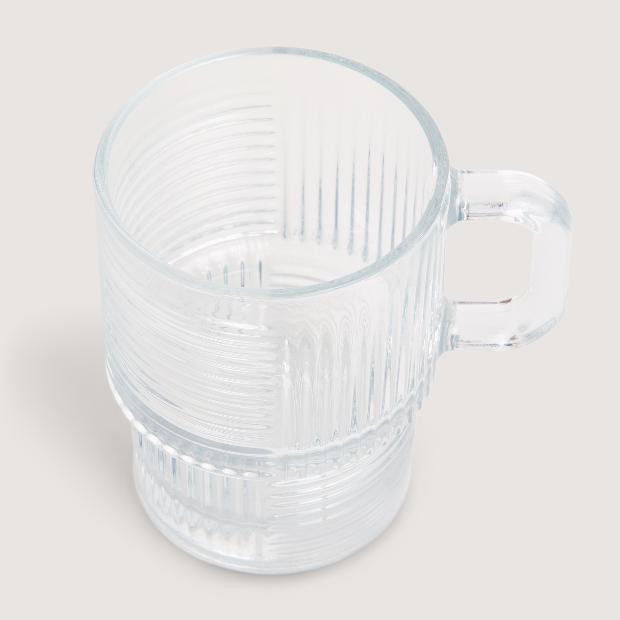 Taza mug de vidrio Tribeca Basics El Corte Inglés Transparente-2