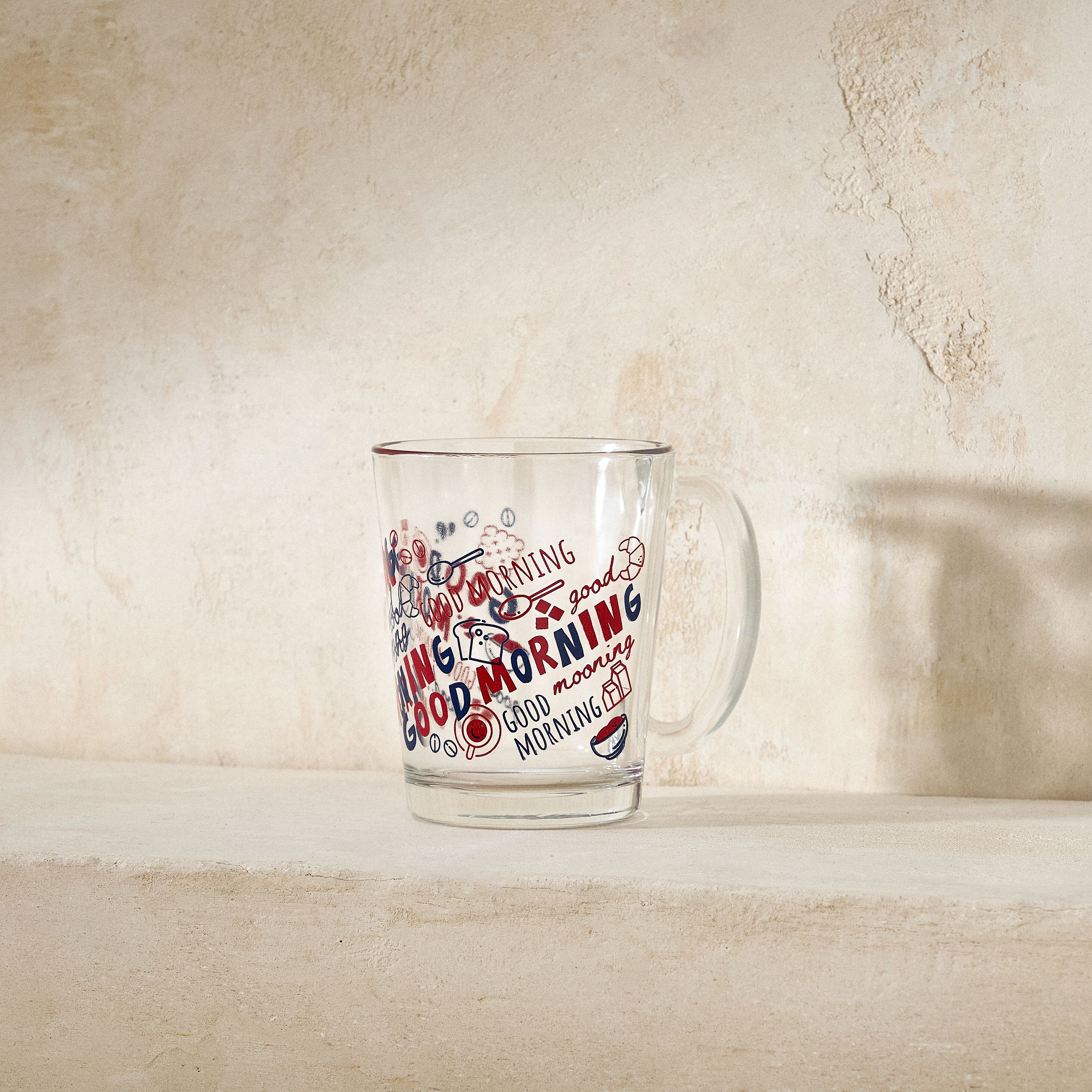 Imagen 0 de Taza mug de vidrio Good Morning Basics El Corte Inglés