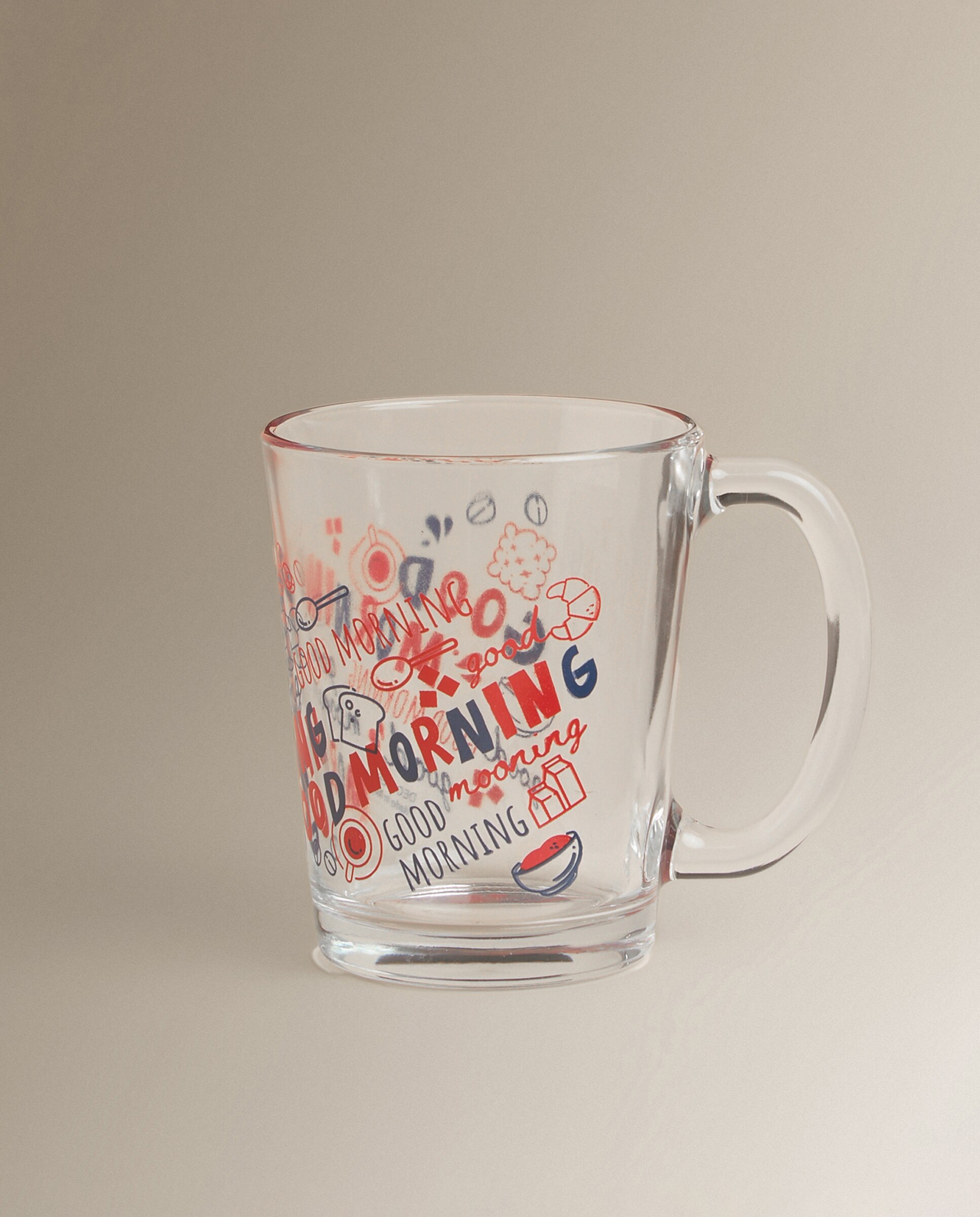 Taza mug de vidrio Good Morning Basics El Corte Inglés Multicolor-2