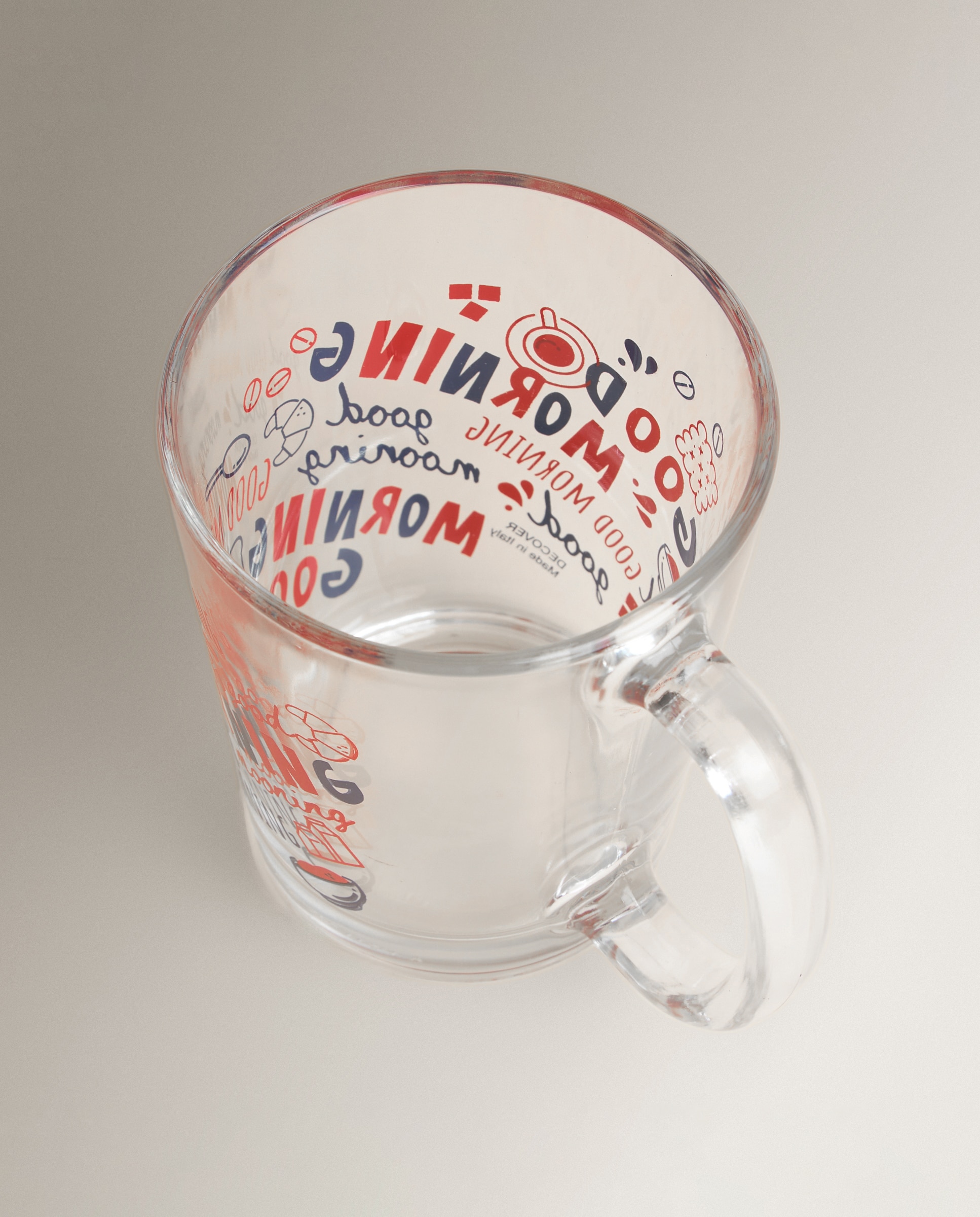 Taza mug de vidrio Good Morning Basics El Corte Inglés Multicolor-3
