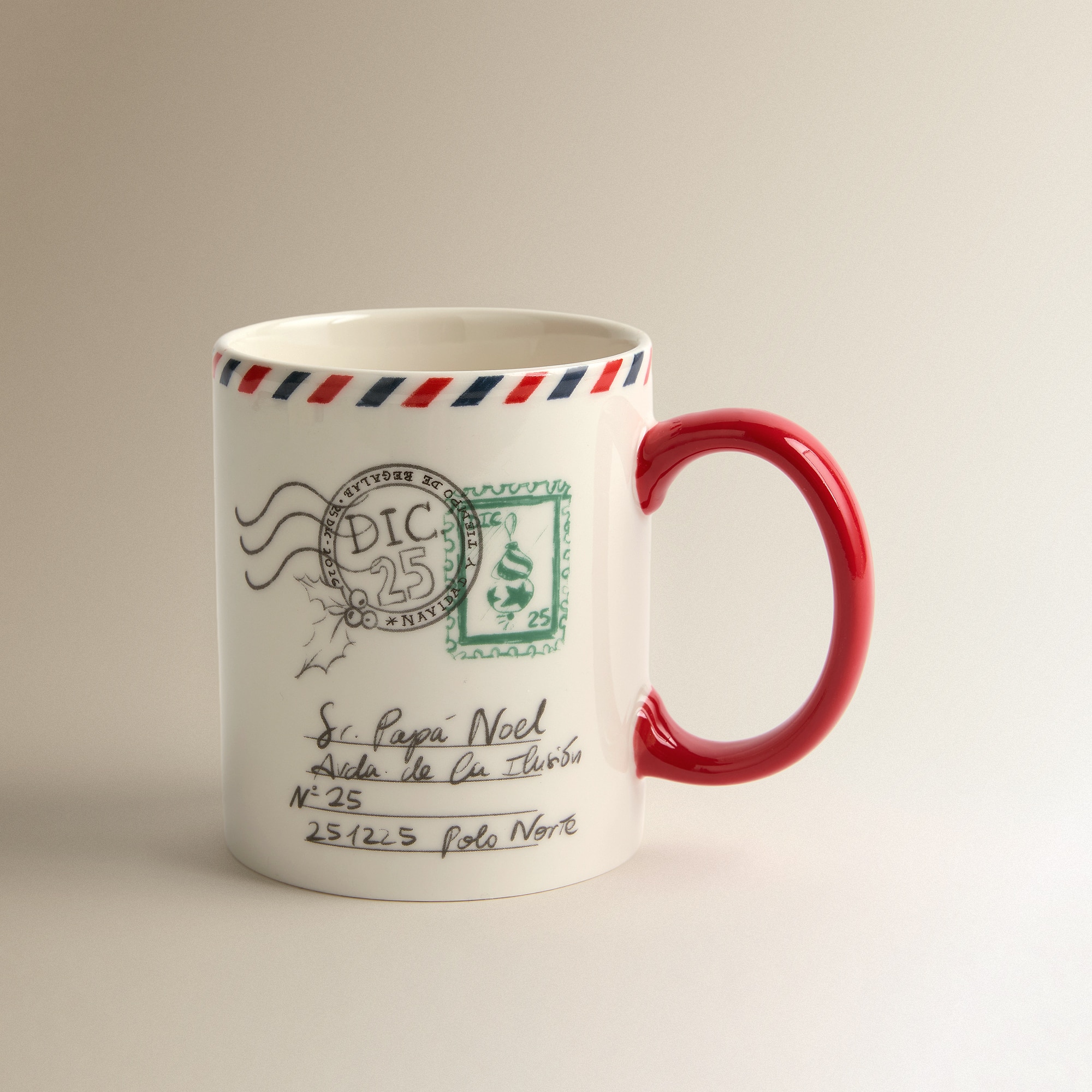 Caneca Carta Pai Natal Multicolor-2