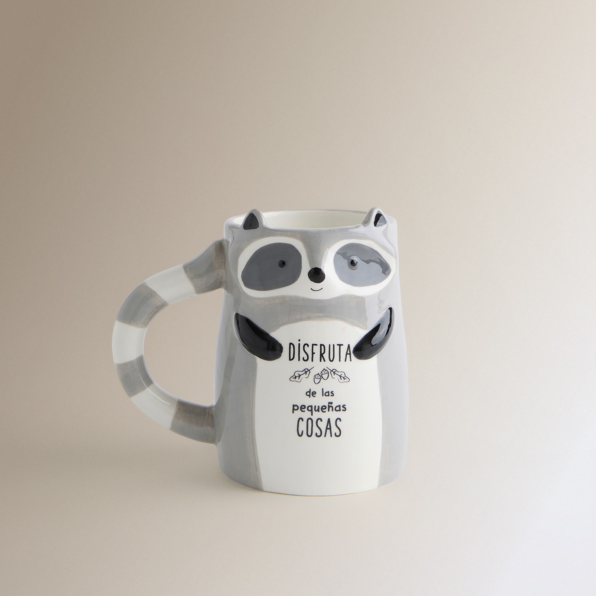 Taza mug Mapache Gris-2