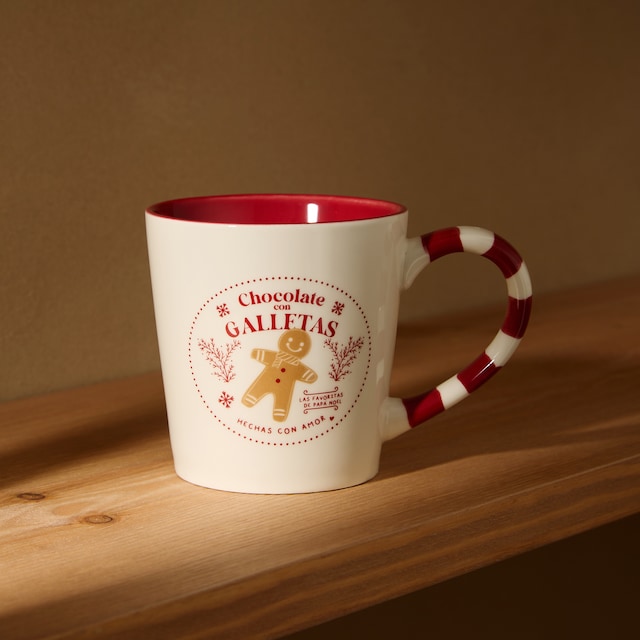 Imagen 0 de Taza Chocolate Bastón Navidad