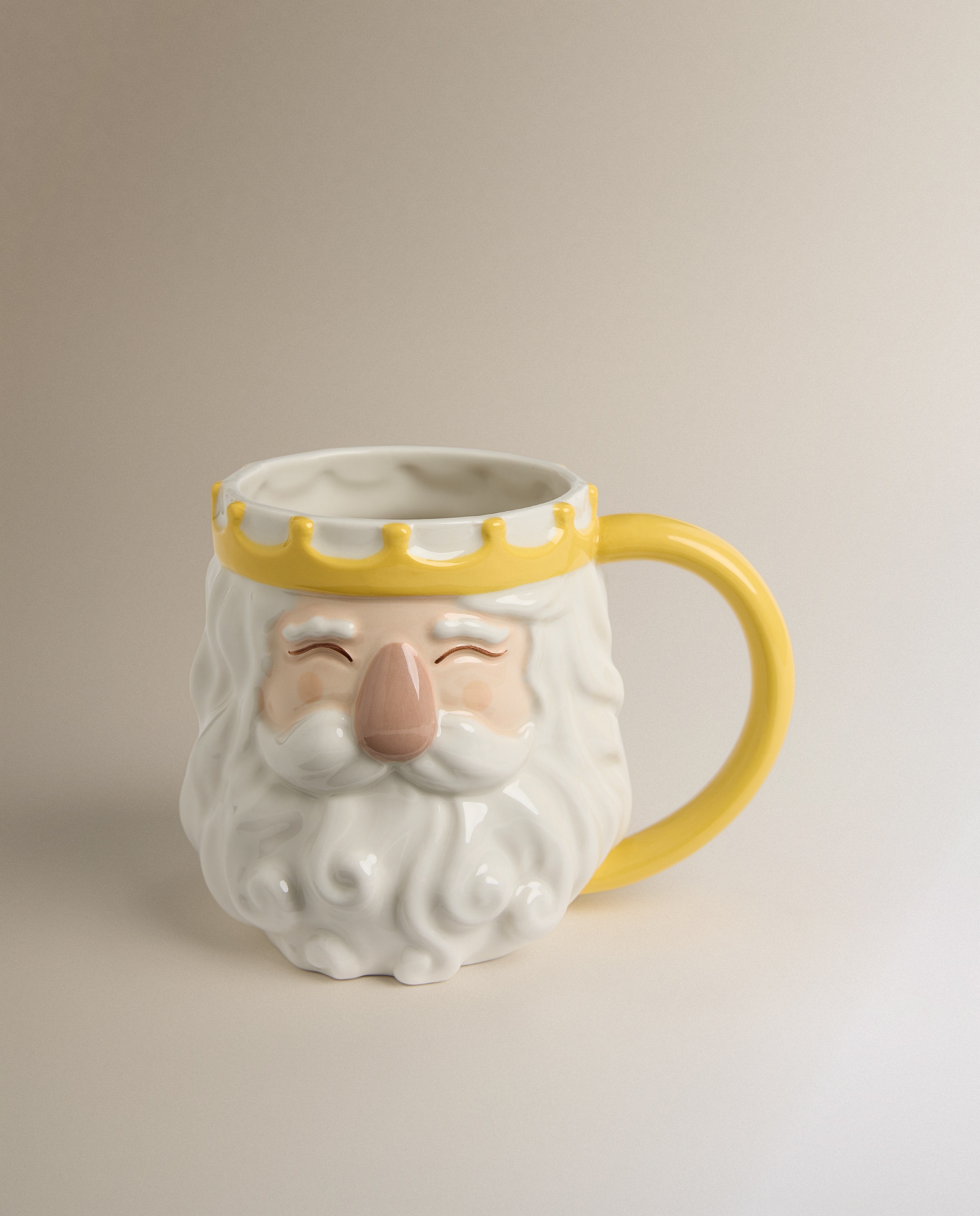 Caneca Belchior Reis Magos Natal Amarelo-2