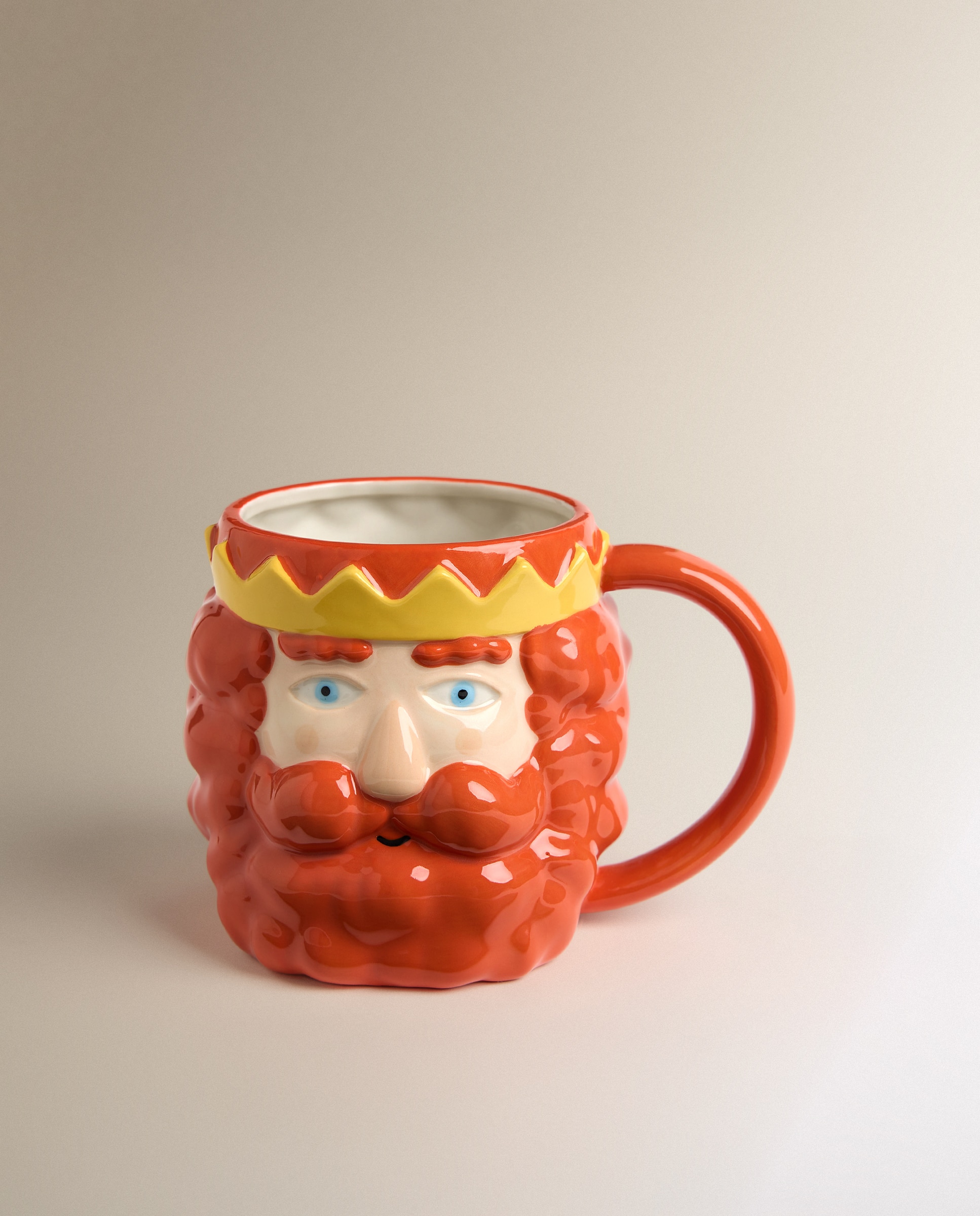 Caneca Gaspar Reis Magos Natal Laranja-2