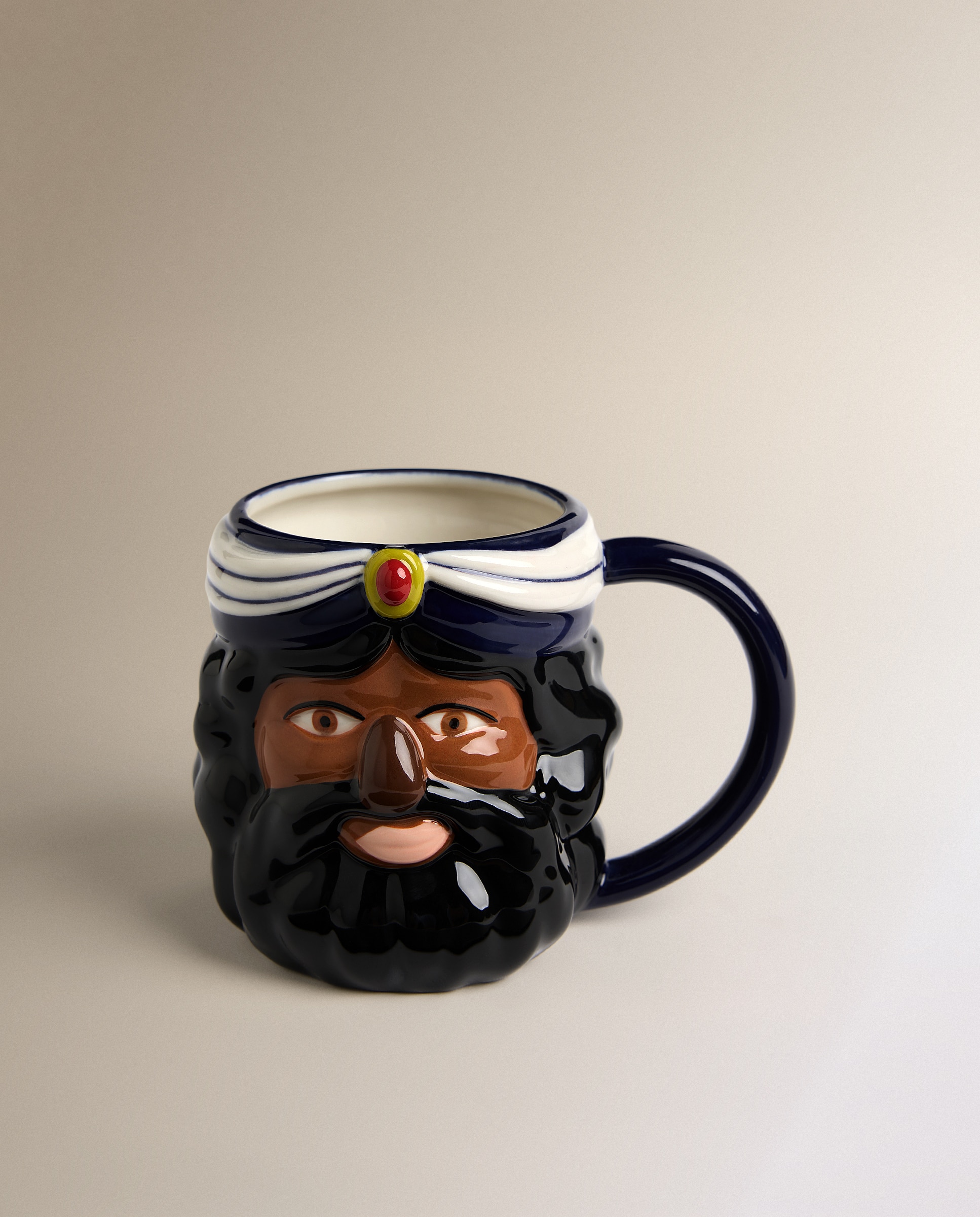 Caneca Baltazar Reis Magos Natal Azul-2