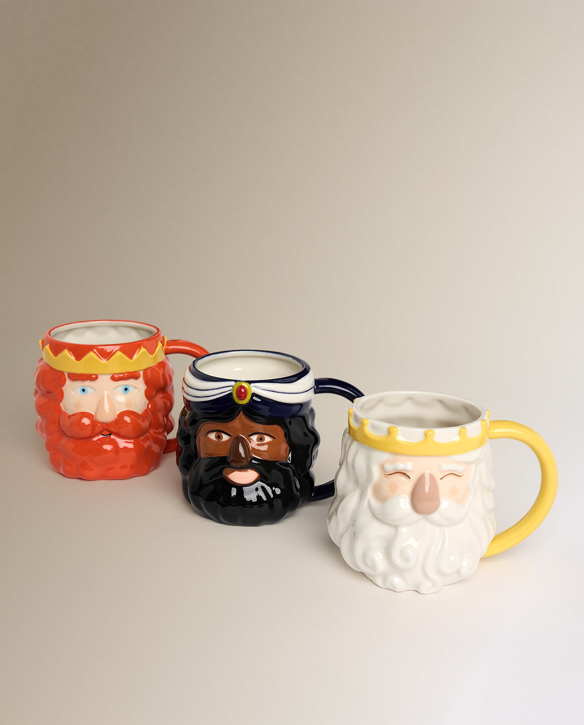 Caneca Baltazar Reis Magos Natal Azul-4