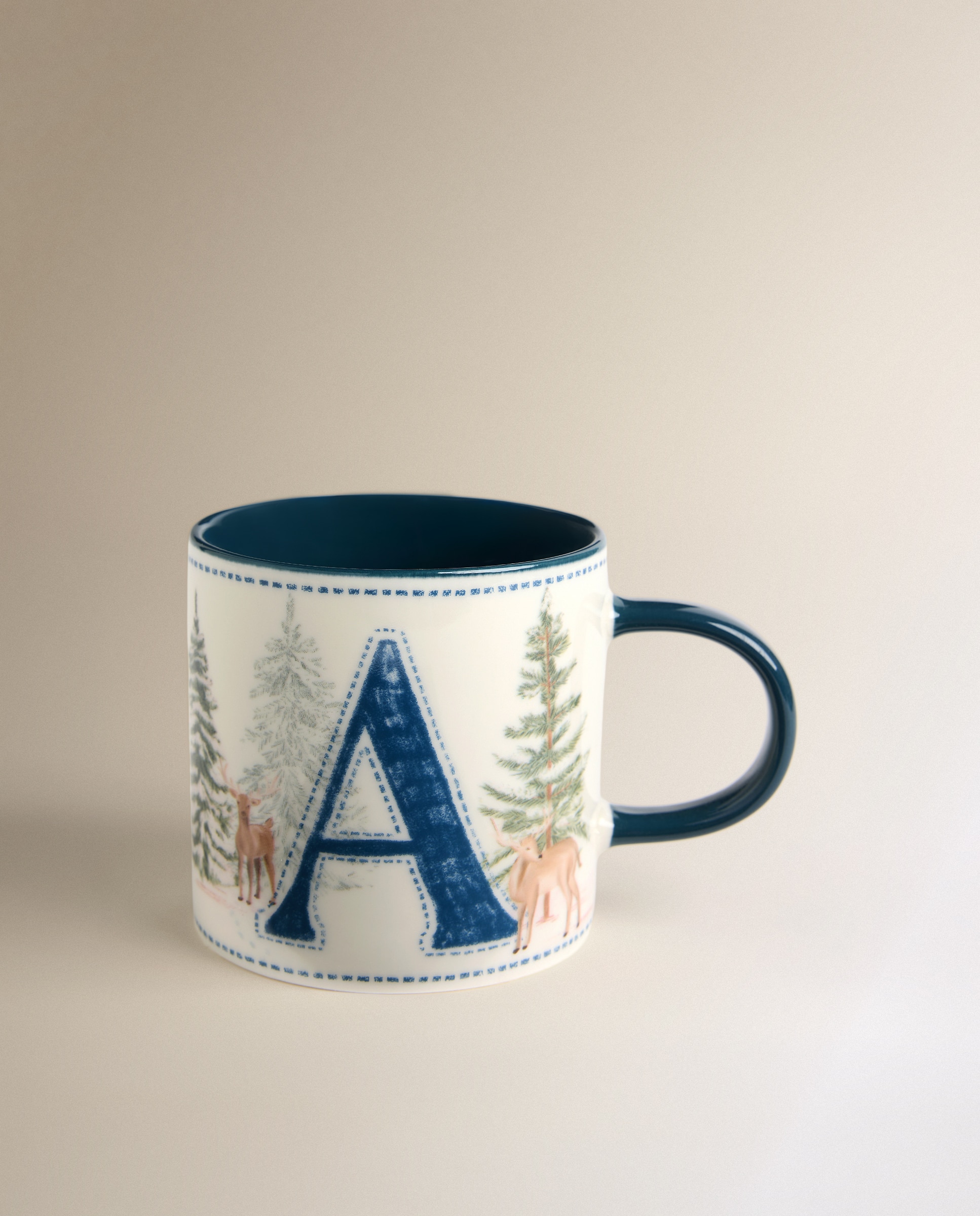Caneca A Alpes Natal Azul-2