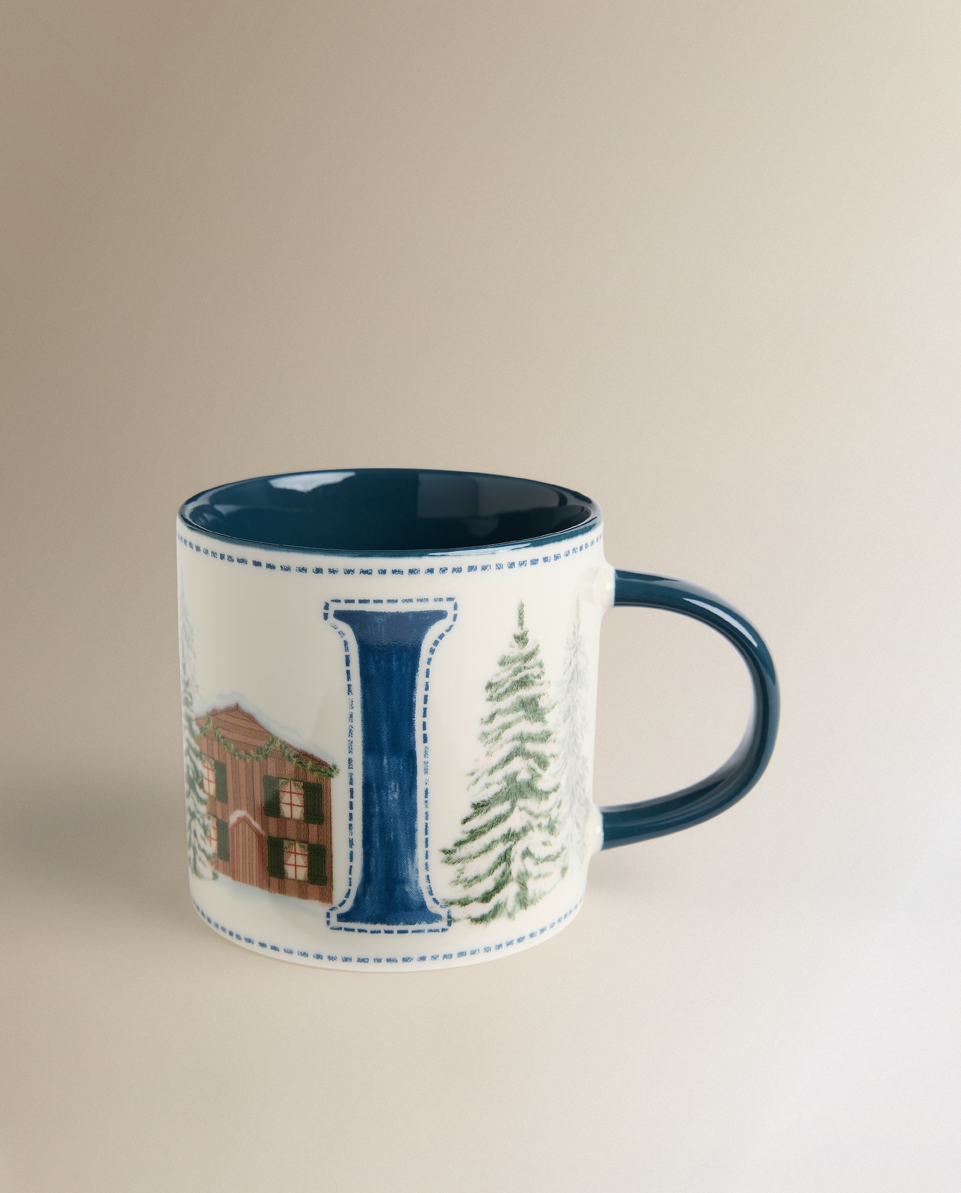 Taza mug I Alpes Navidad - Azul Azul-2