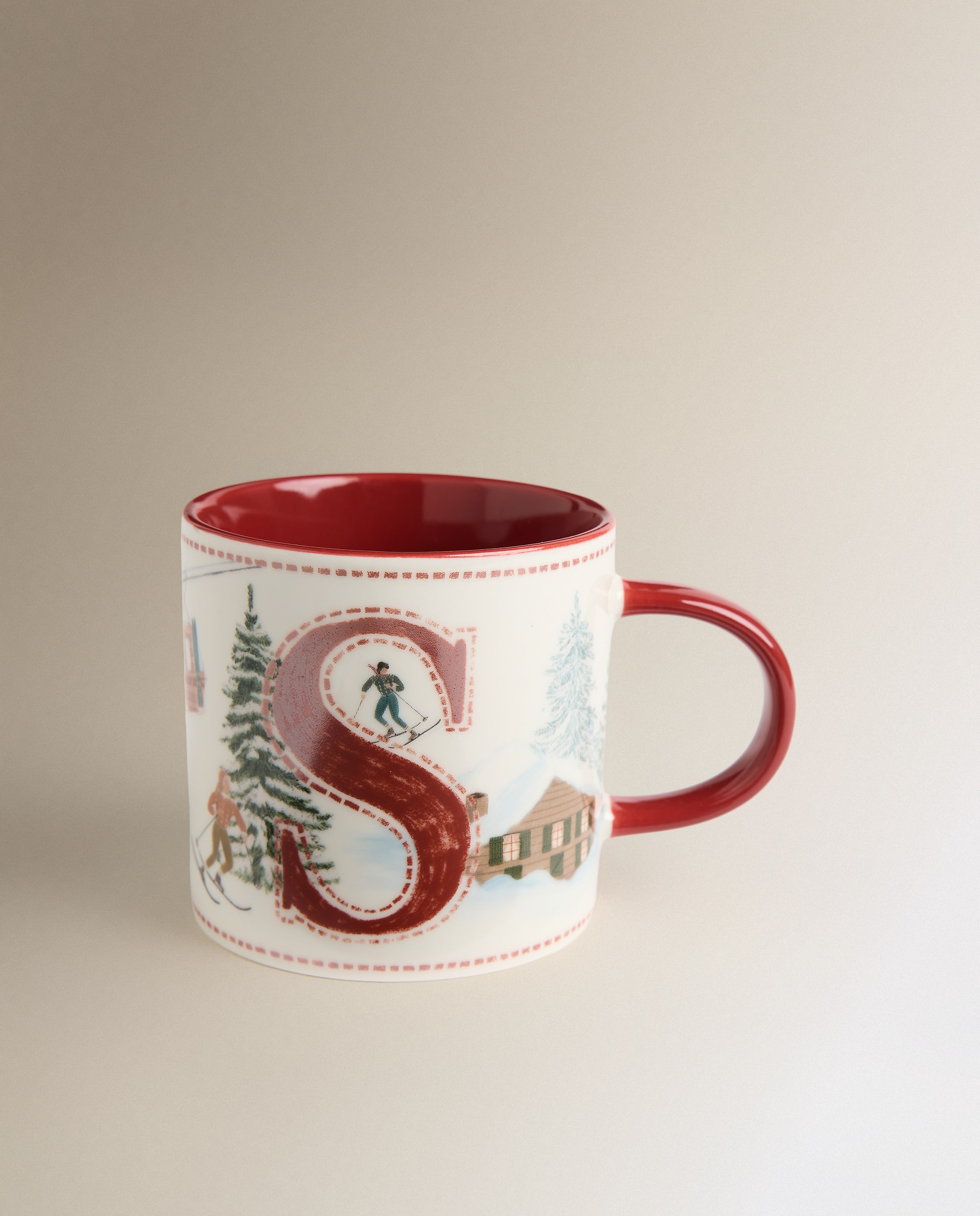 Caneca S Alpes Natal Vermelho-2