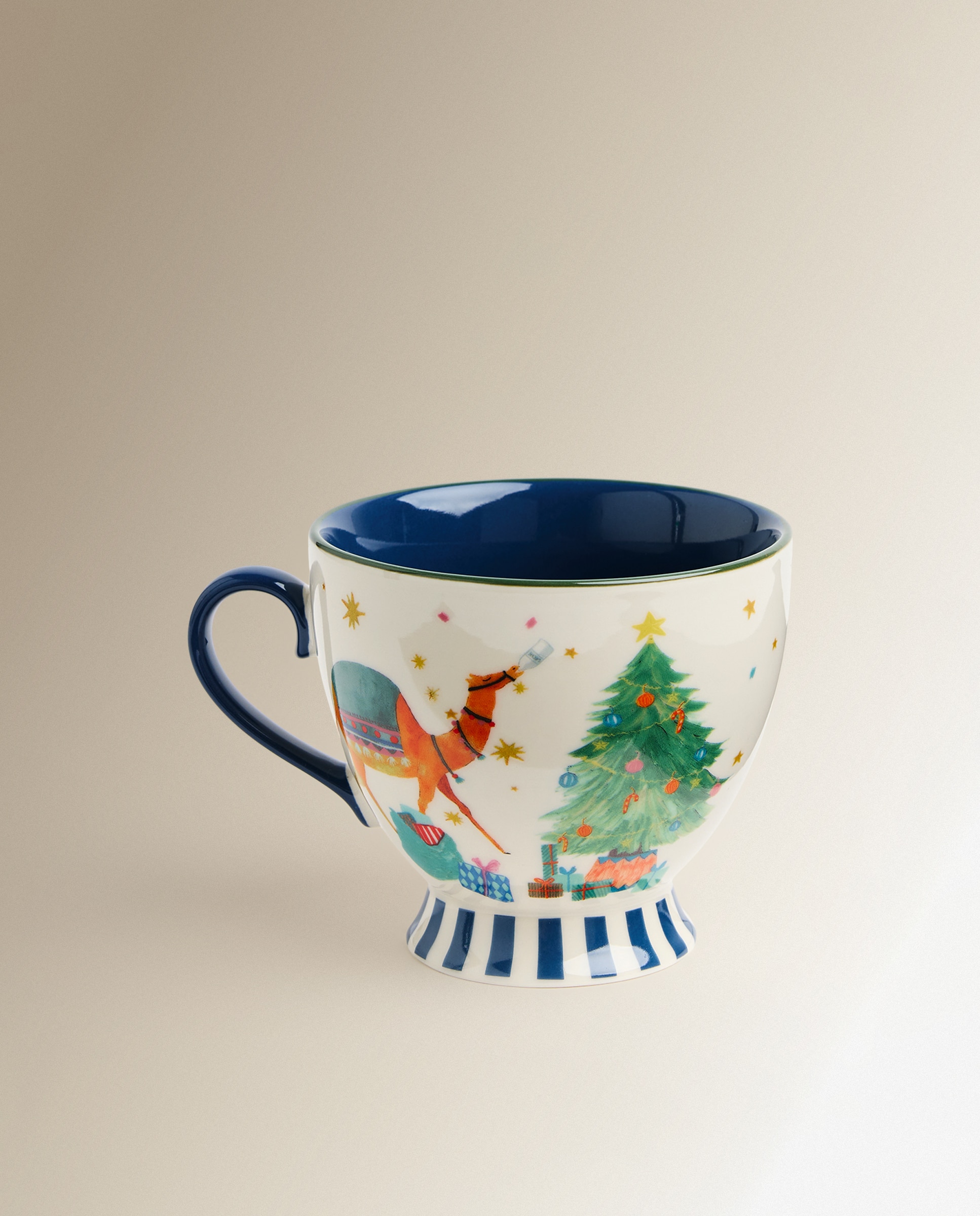 Taza de desayuno Reyes Magos Navidad - Azul Azul-4