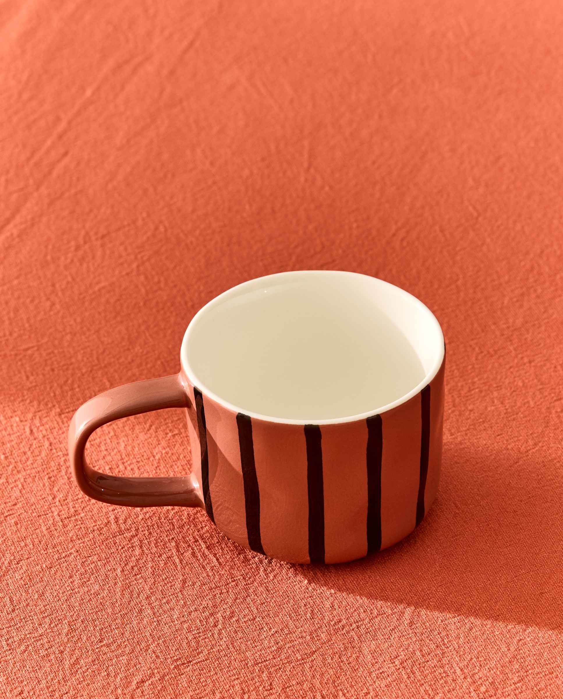 Imagen 1 de Taza mug Bjorg Rayas - Terracota Terracota