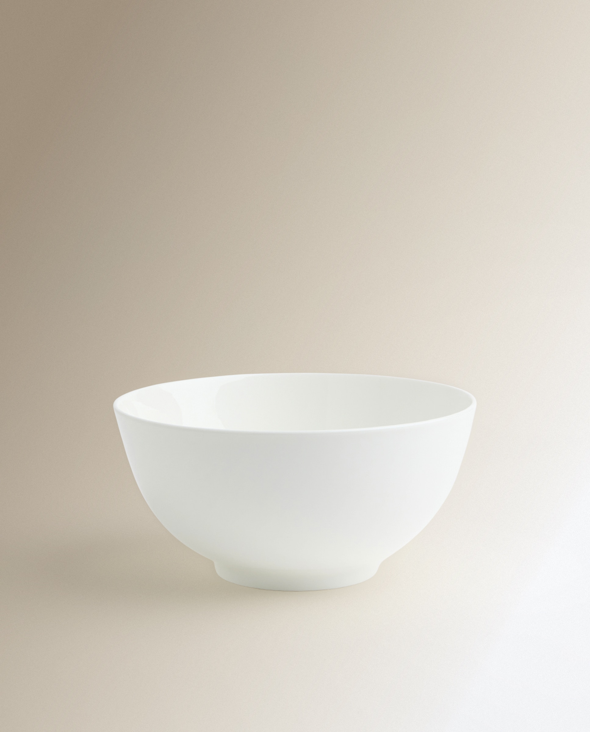 Saladeira redonda Bone China Essential El Corte Inglés Branco-3