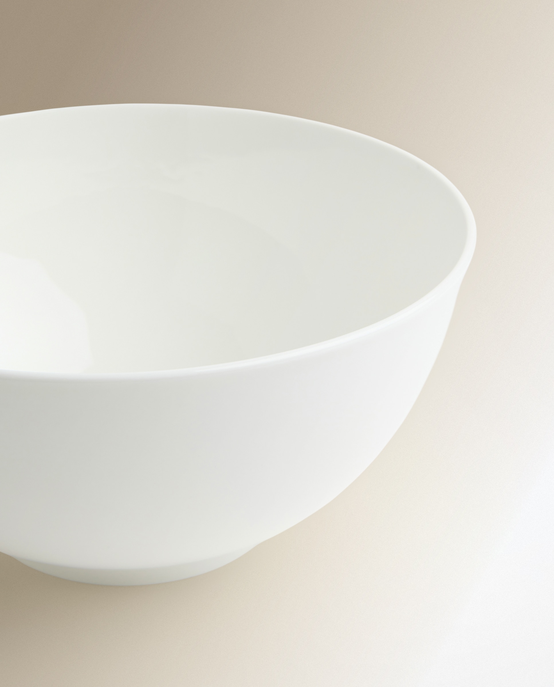 Saladeira redonda Bone China Essential El Corte Inglés Branco-4