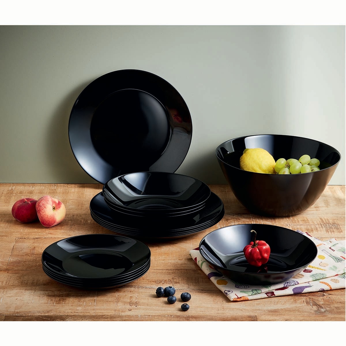 Ensaladera Zelie Luminarc Negro-4