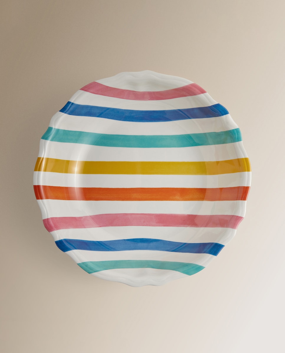 Ensaladera de melamina Surfer Summer Basics El Corte Inglés Multicolor-4