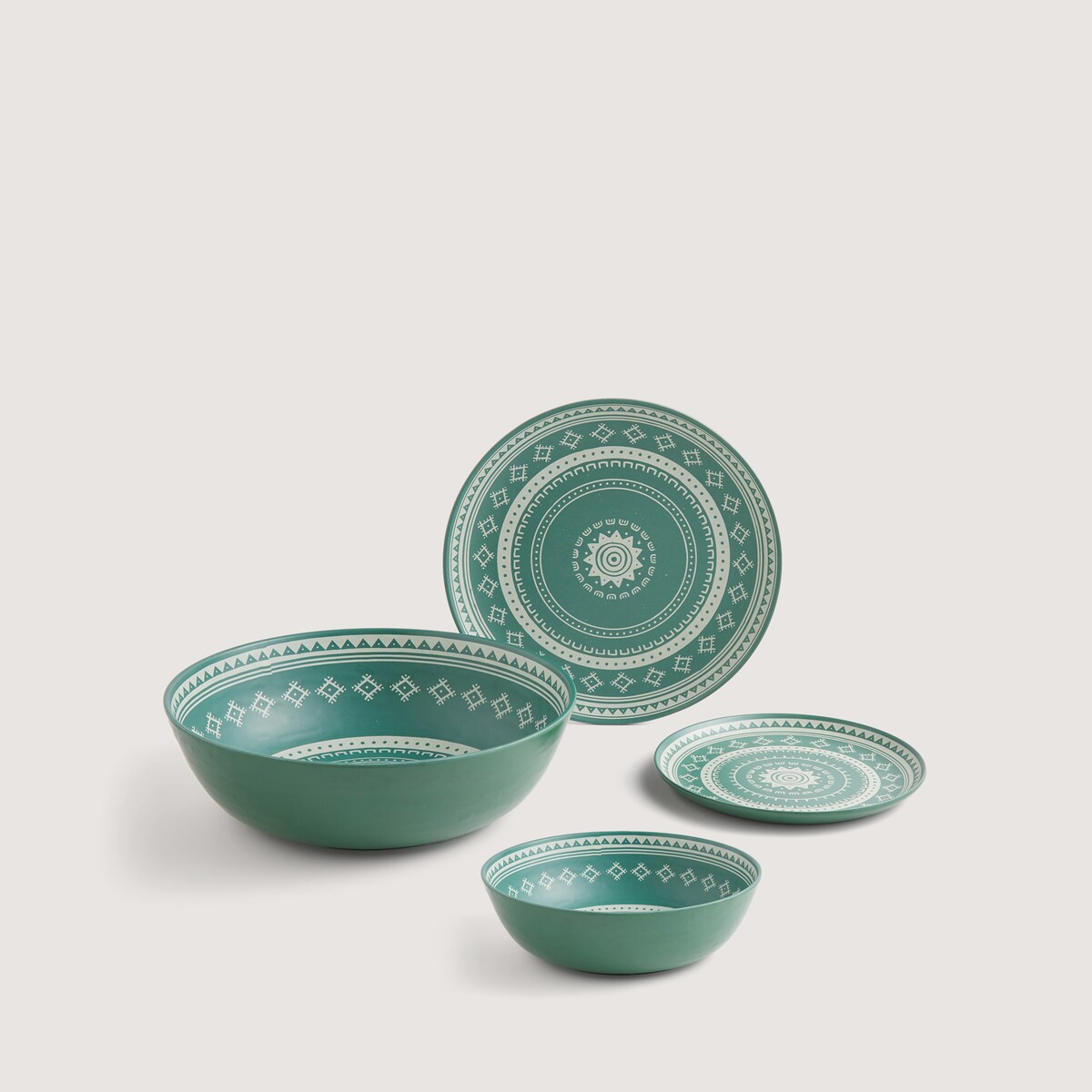 Ensaladera de melamina Oaxaca Basics El Corte Inglés Verde-6