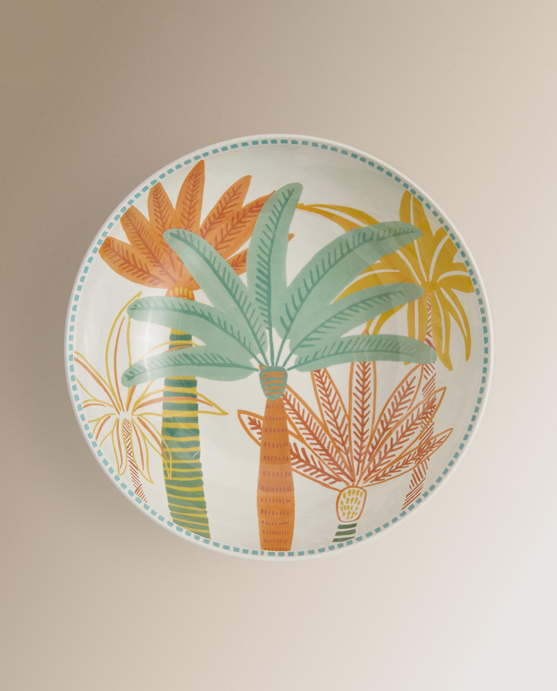 Ensaladera de melamina Tropical Basics El Corte Inglés Multicolor-4