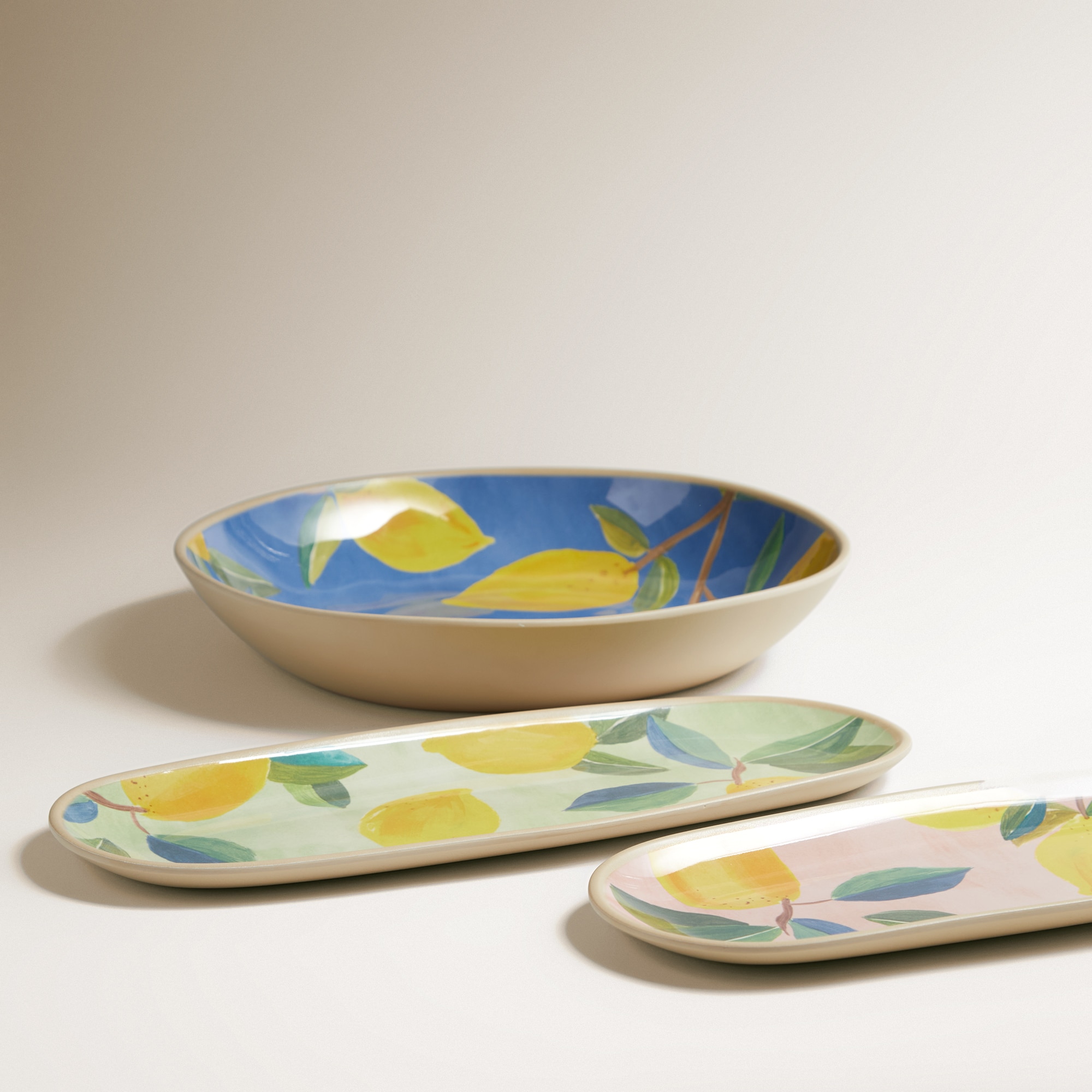 Saladeira de Melamina Catania - Azul Azul-6