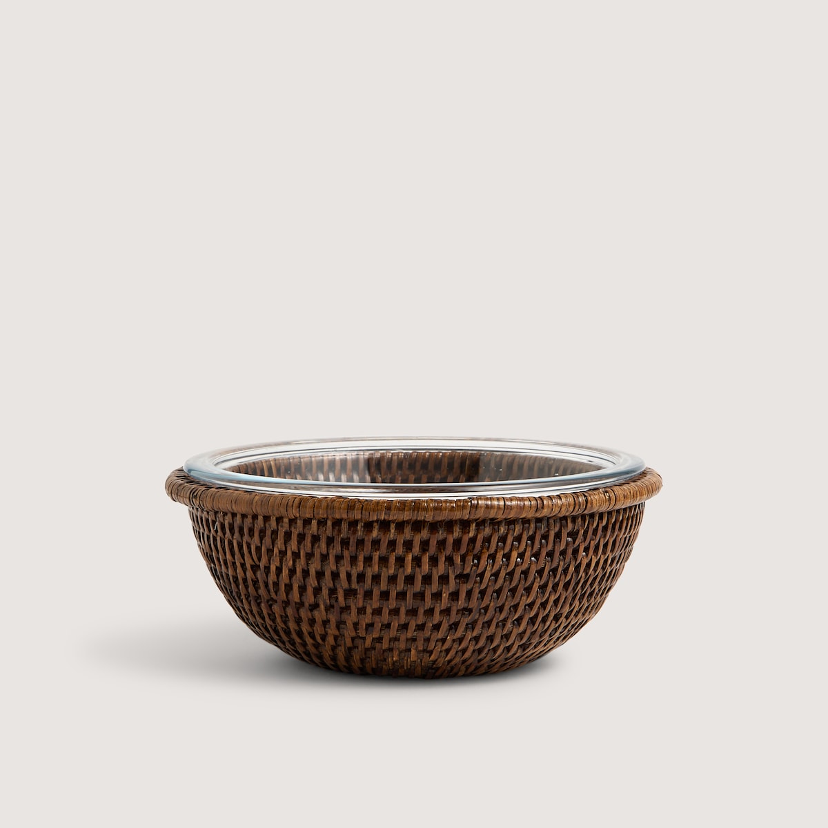 Ensaladera Rattan Andrea House Marrón-2