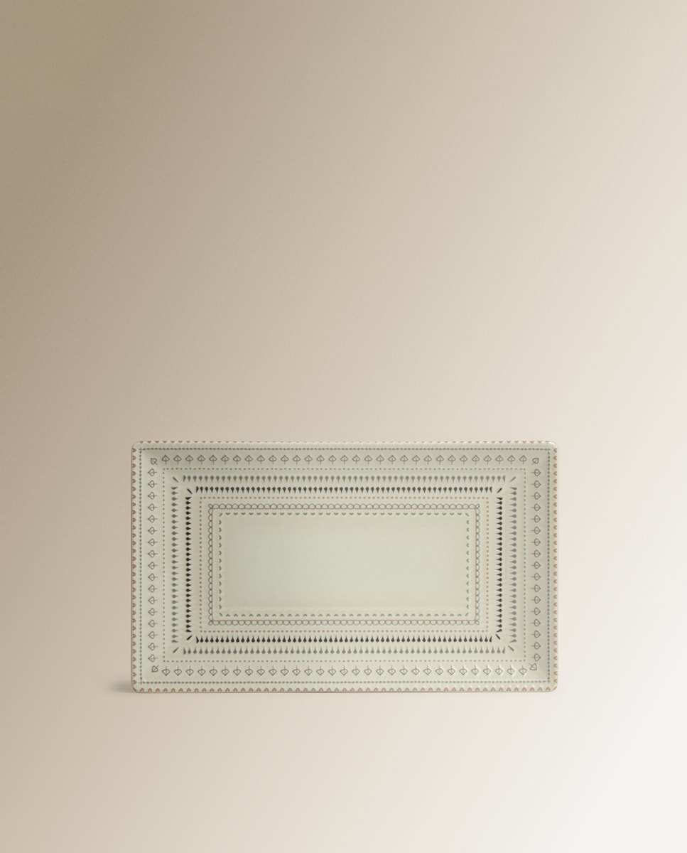 Fuente rectangular Meda Basics El Corte Inglés Crema-1