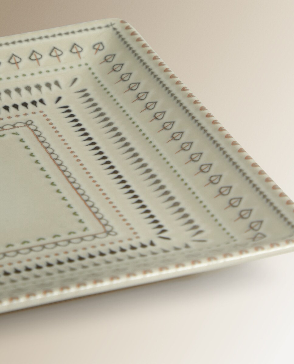 Fuente rectangular Meda Basics El Corte Inglés Crema-4