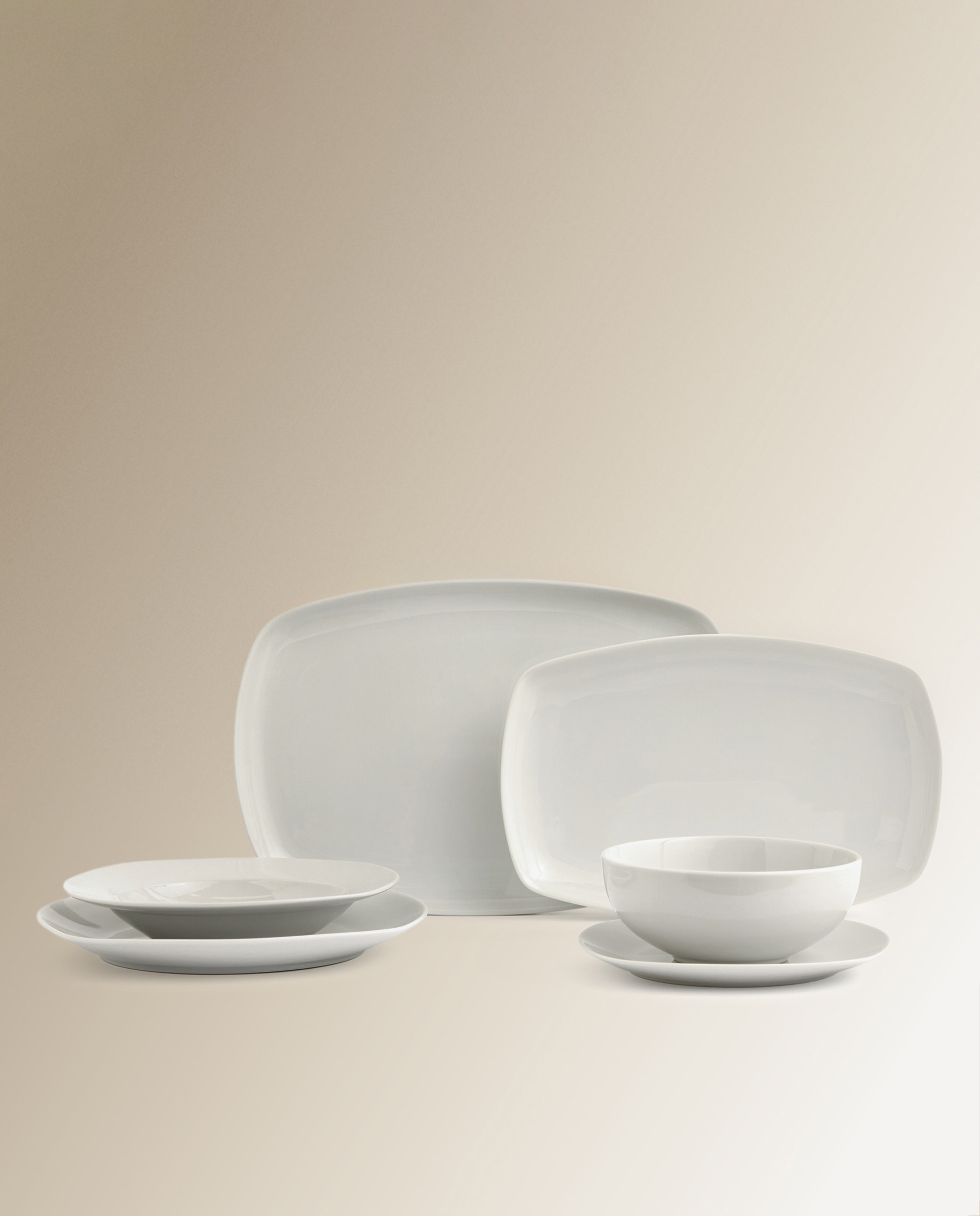 Fuente rectangular Every Day Basics El Corte Inglés Blanco-5