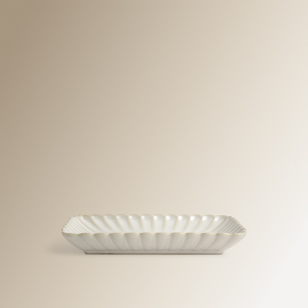 Fuente rectangular Dalia El Corte Inglés Blanco-3