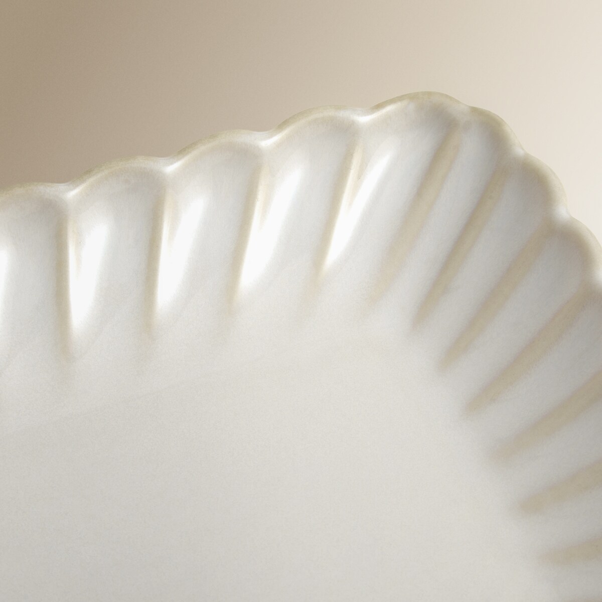 Fuente rectangular Dalia El Corte Inglés Blanco-4