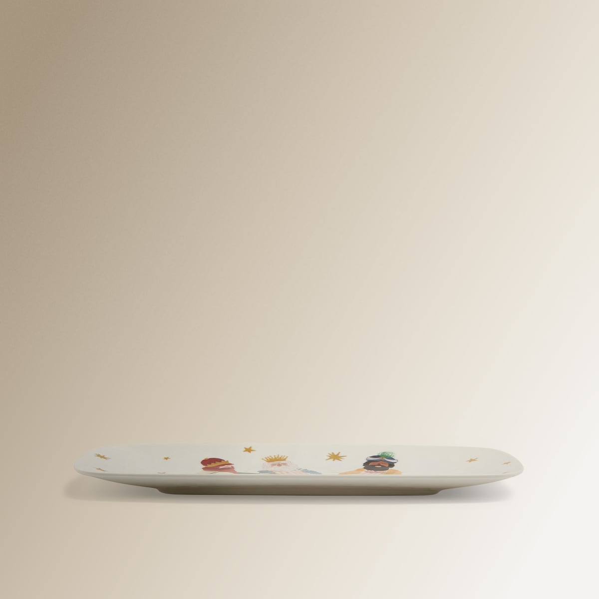 Fuente rectangular de melamina Reyes Magos Navidad El Corte Inglés Multicolor-2