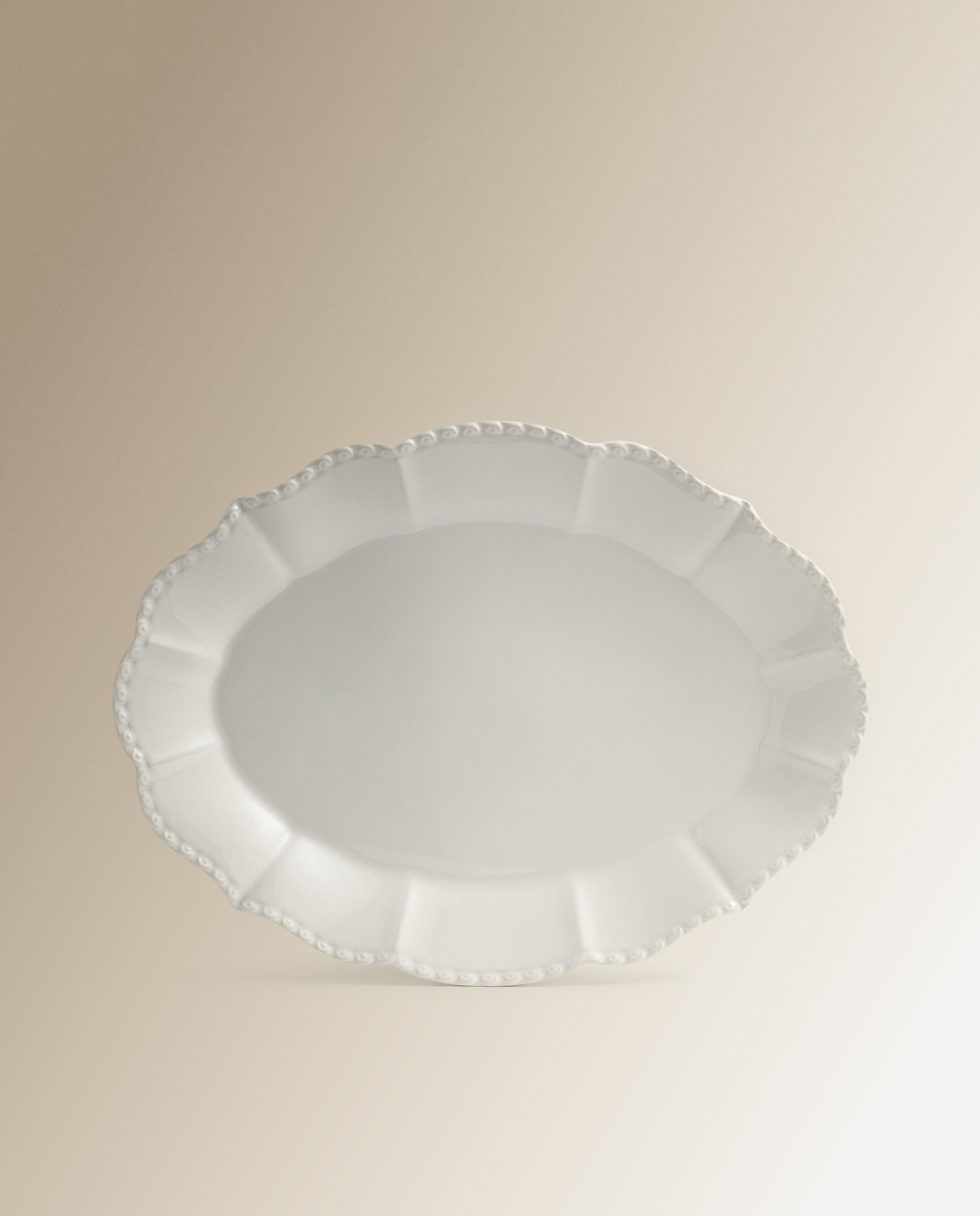 Travessa oval Universal El Corte Inglés Branco-1